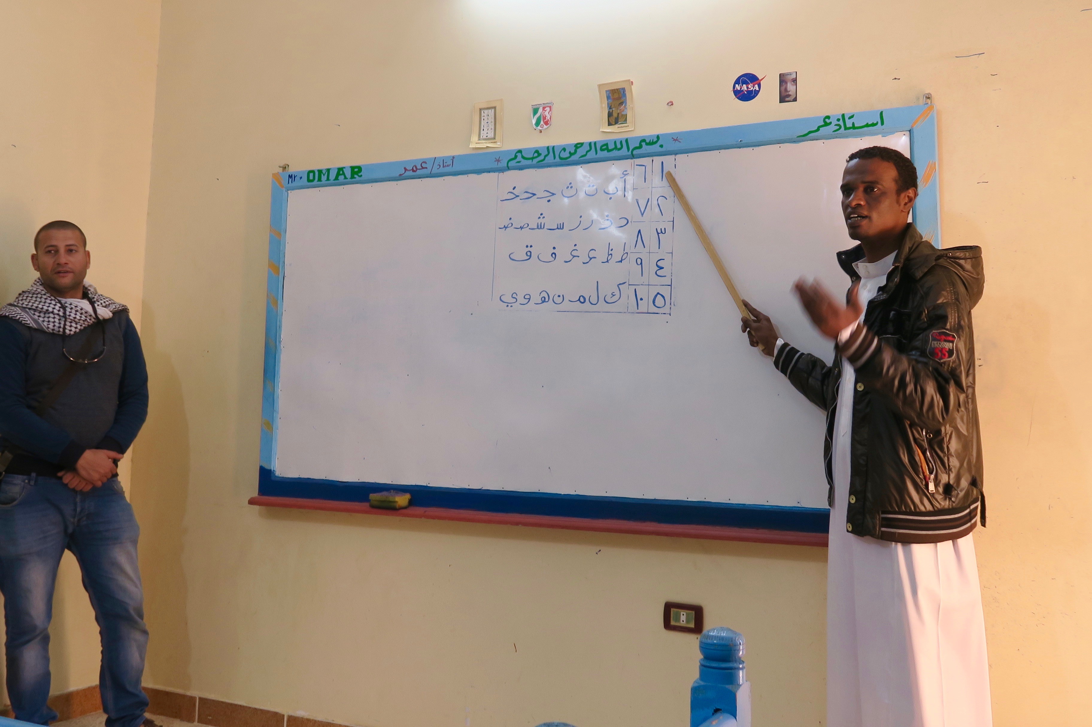 Mr. Omar, Nubian Teacher