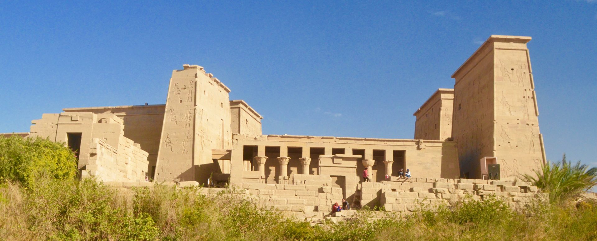 Philae Temples - Temple of Isis from the Nile