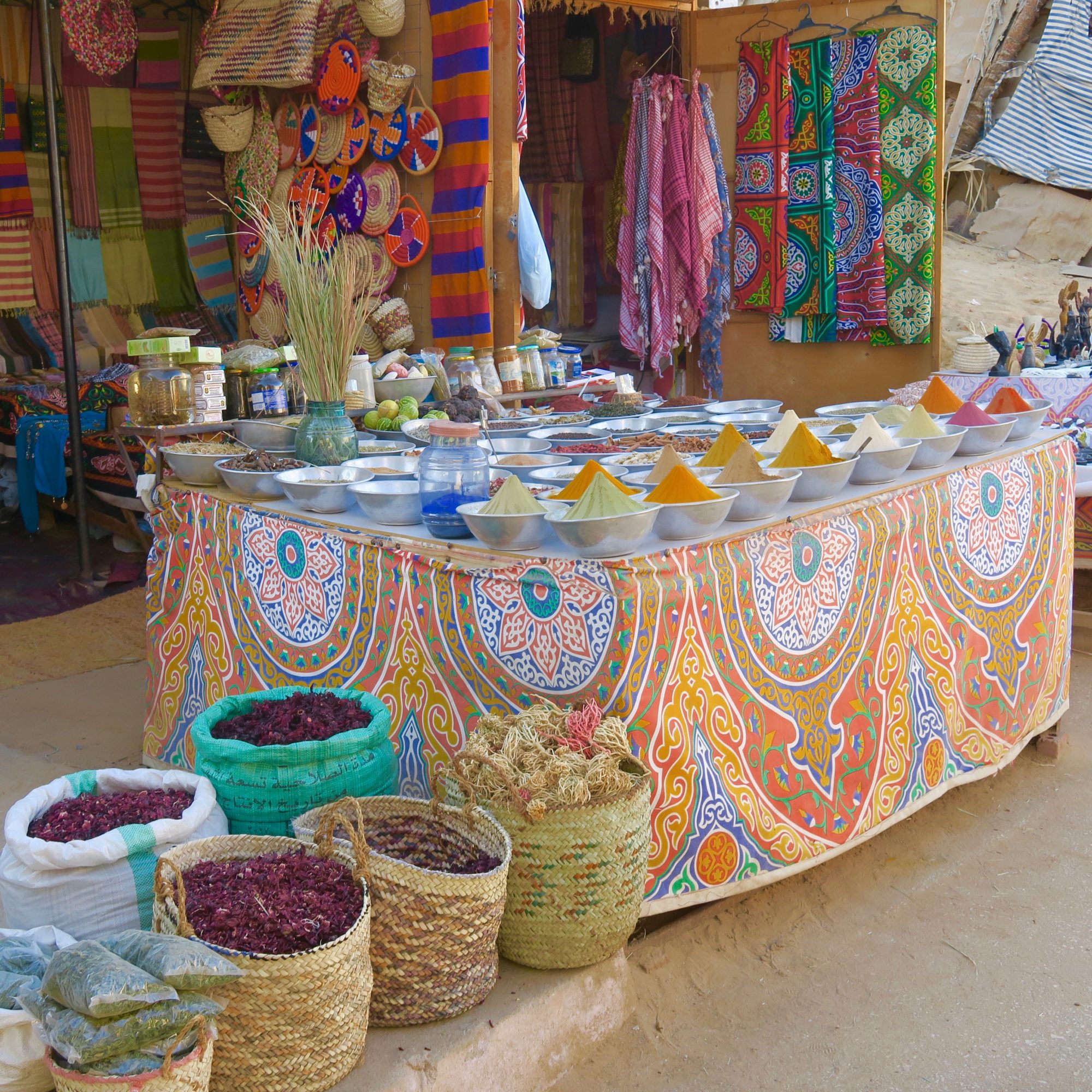 Spice shop, Nubian Village, Aswan