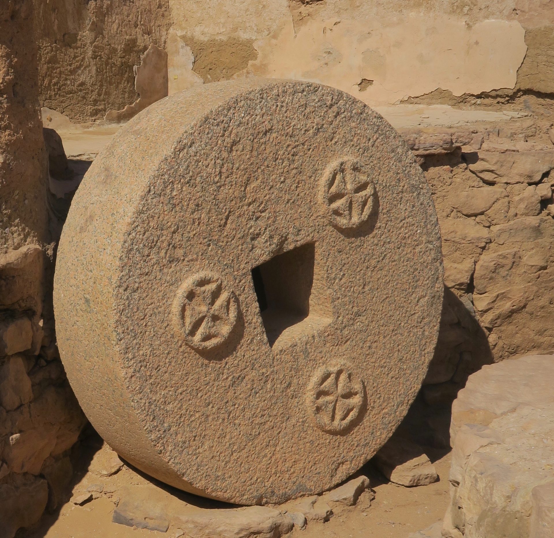 Coptic Grindstone, Saint Simeon Monastery