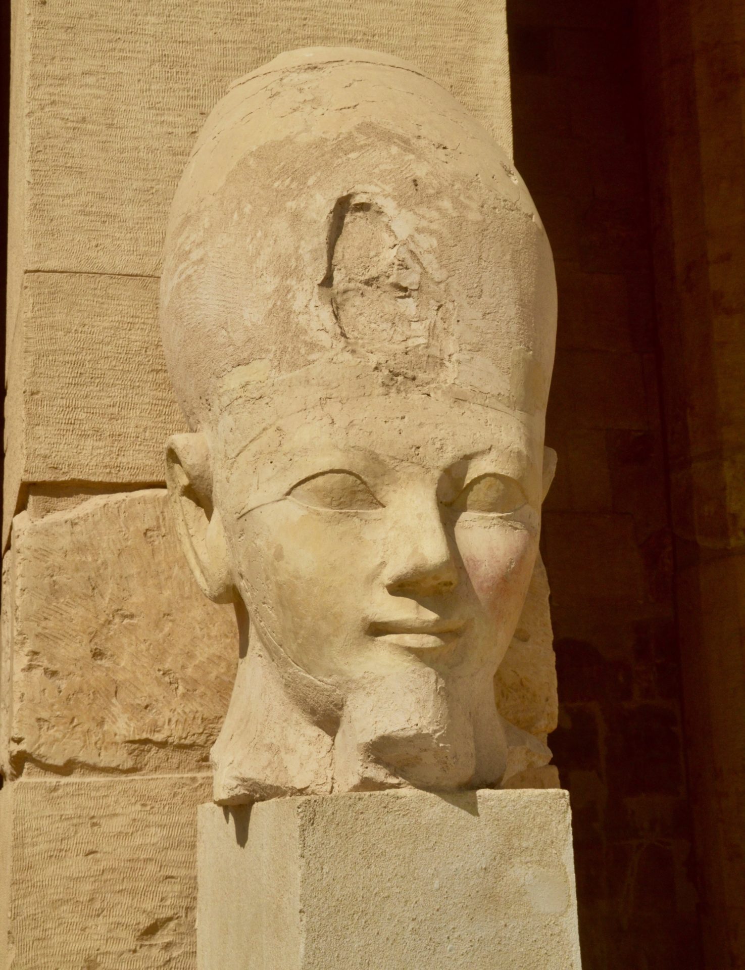 Head of Hatshepsut at her Temple
