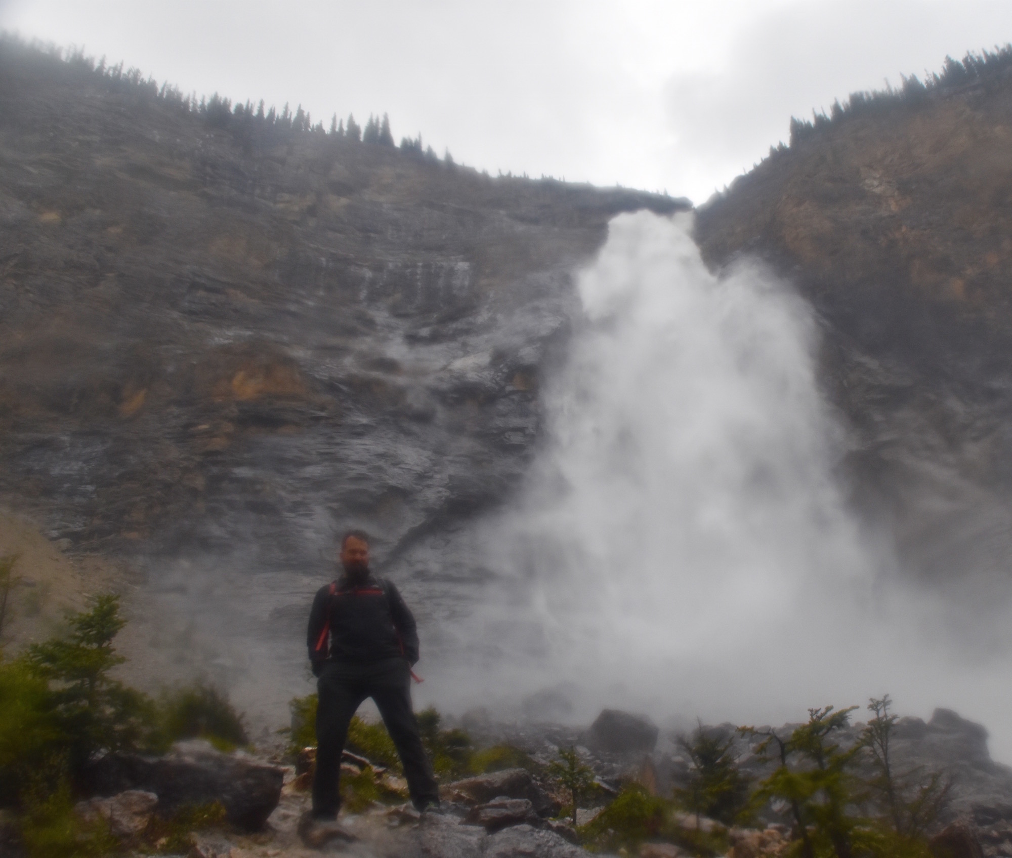 Near the Base of Takakkaw Falls