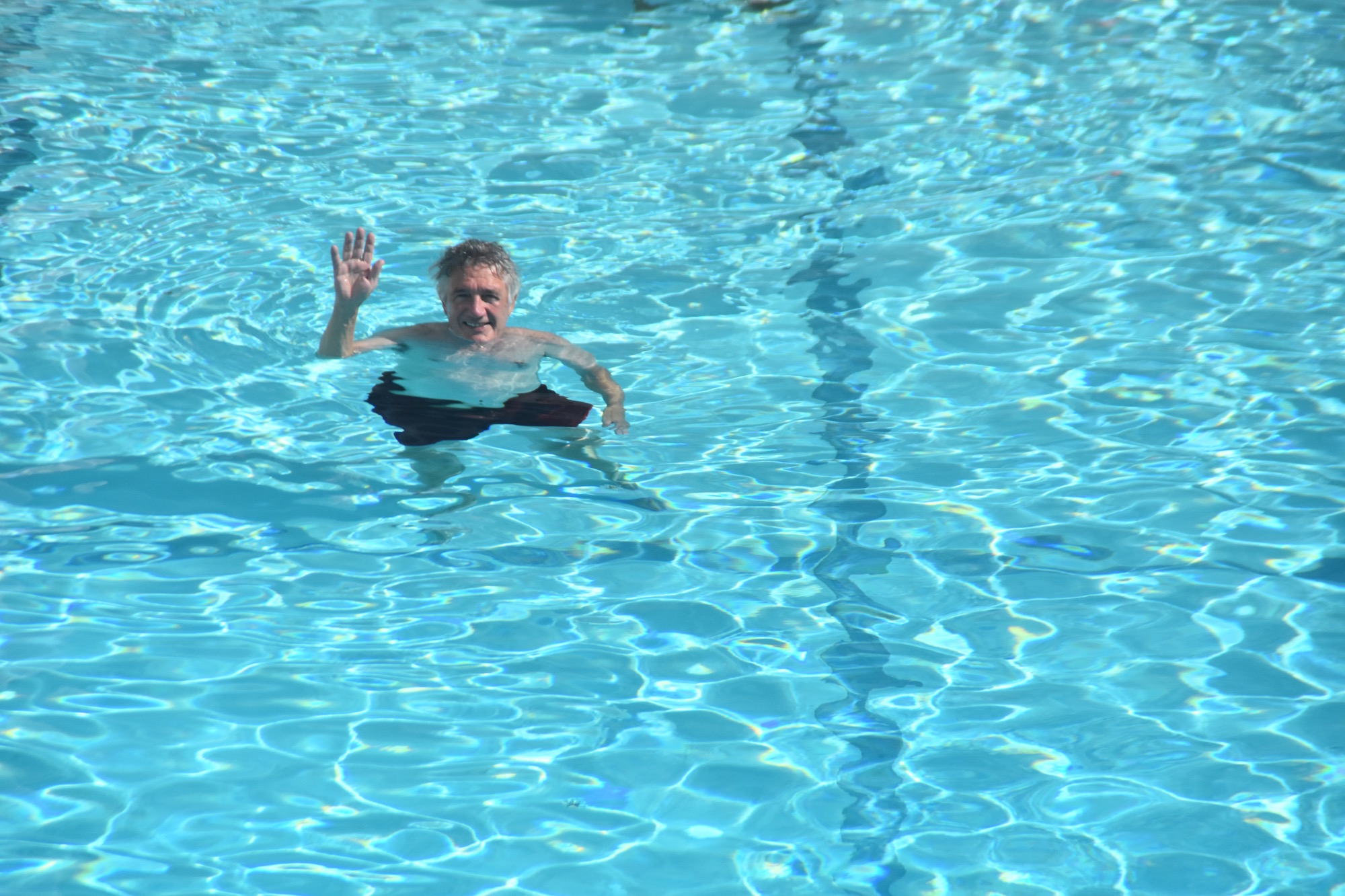 In Radium Hot Springs Pool