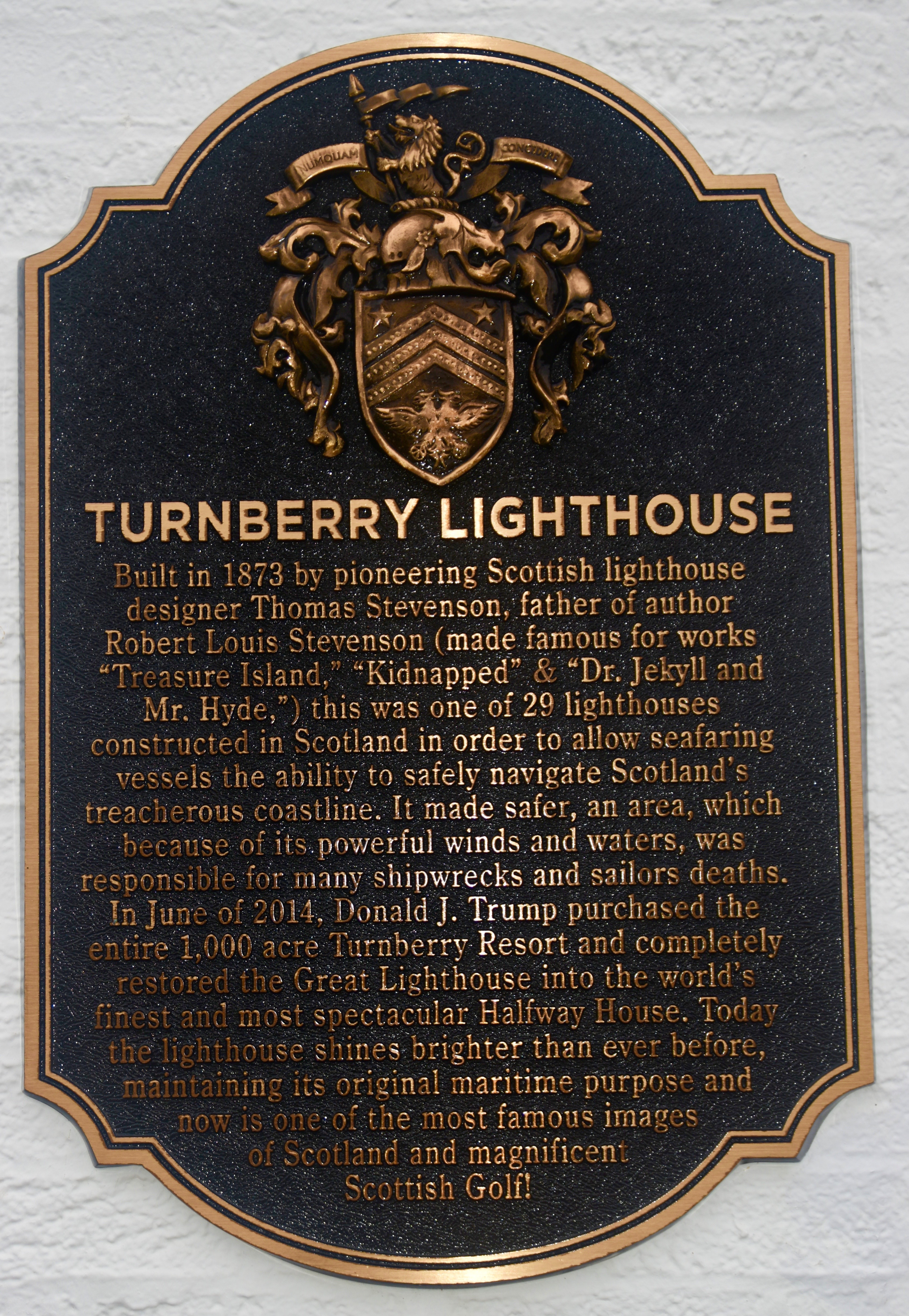 Lighthouse Plaque