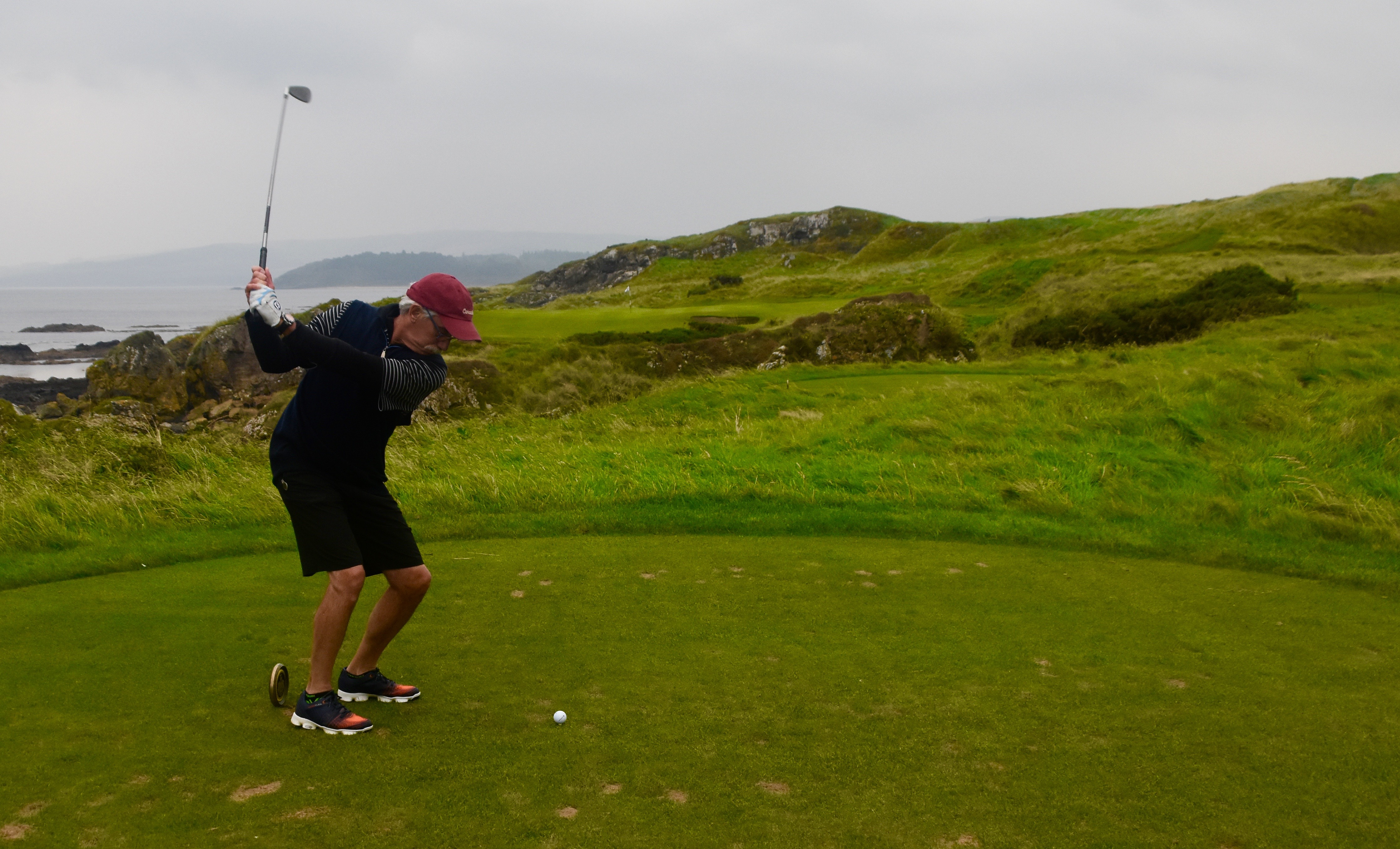 Pete Teeing off on No. 11