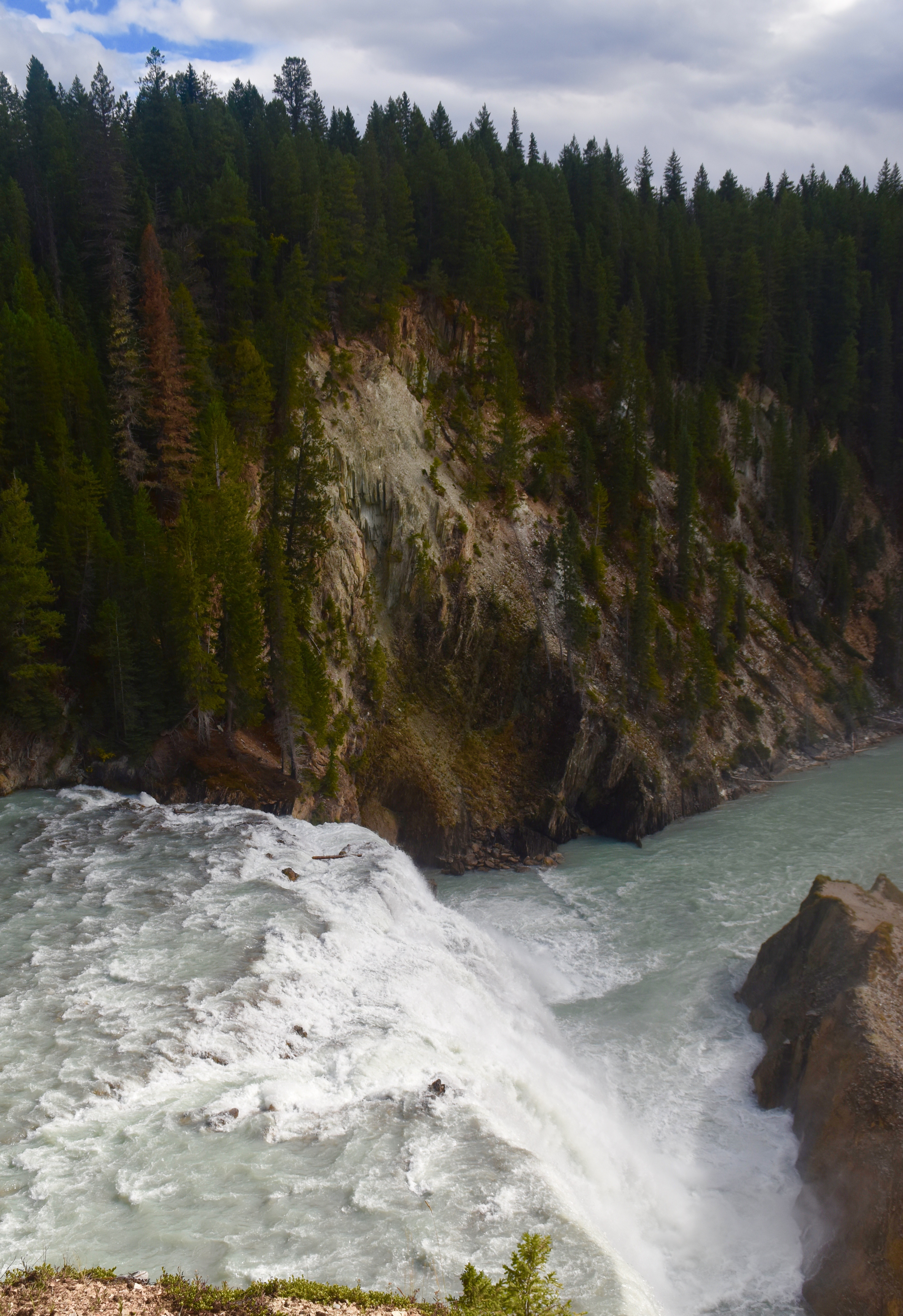 Wapta Falls from Above