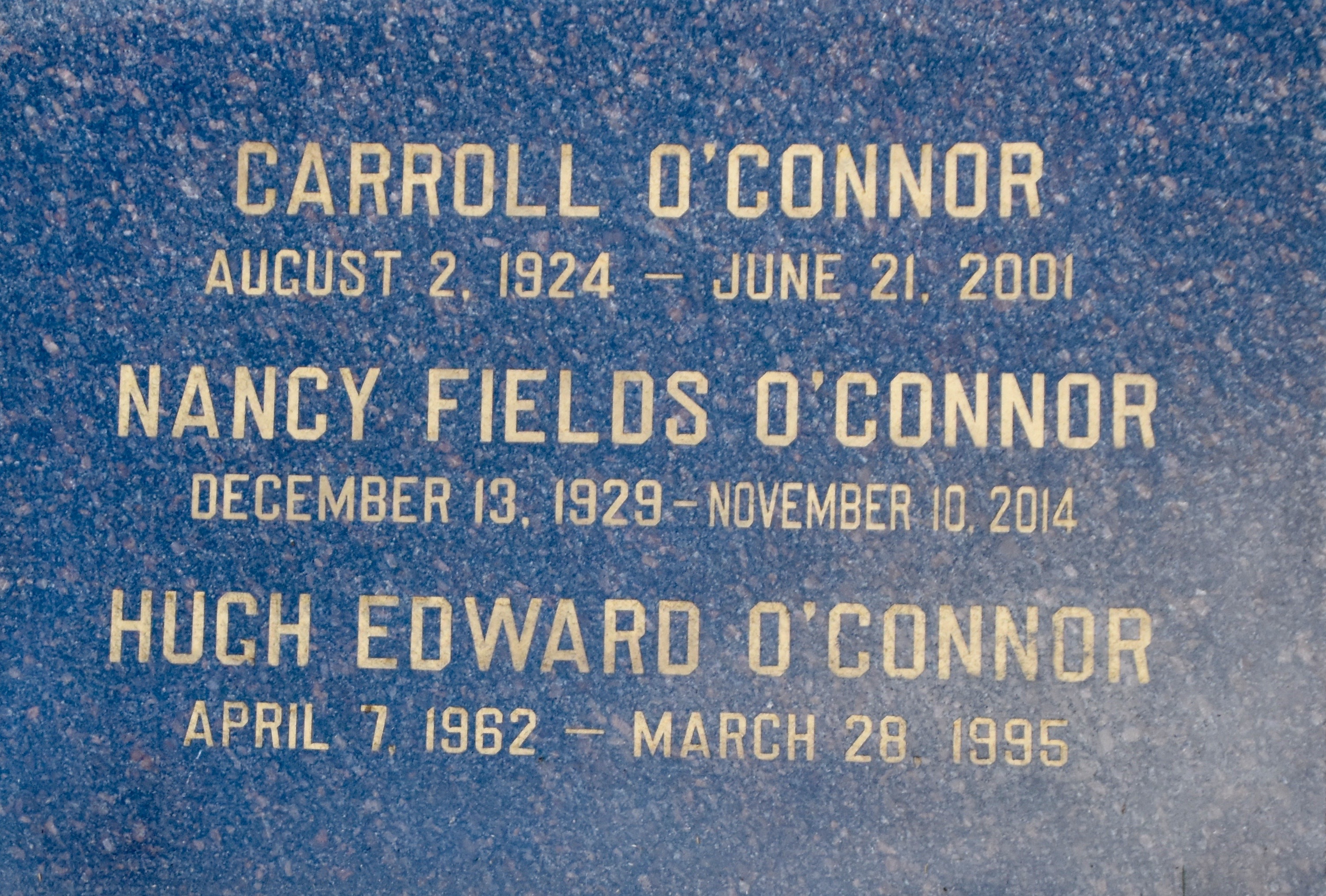 Carroll O'Connor, Westwood Village Cemetery