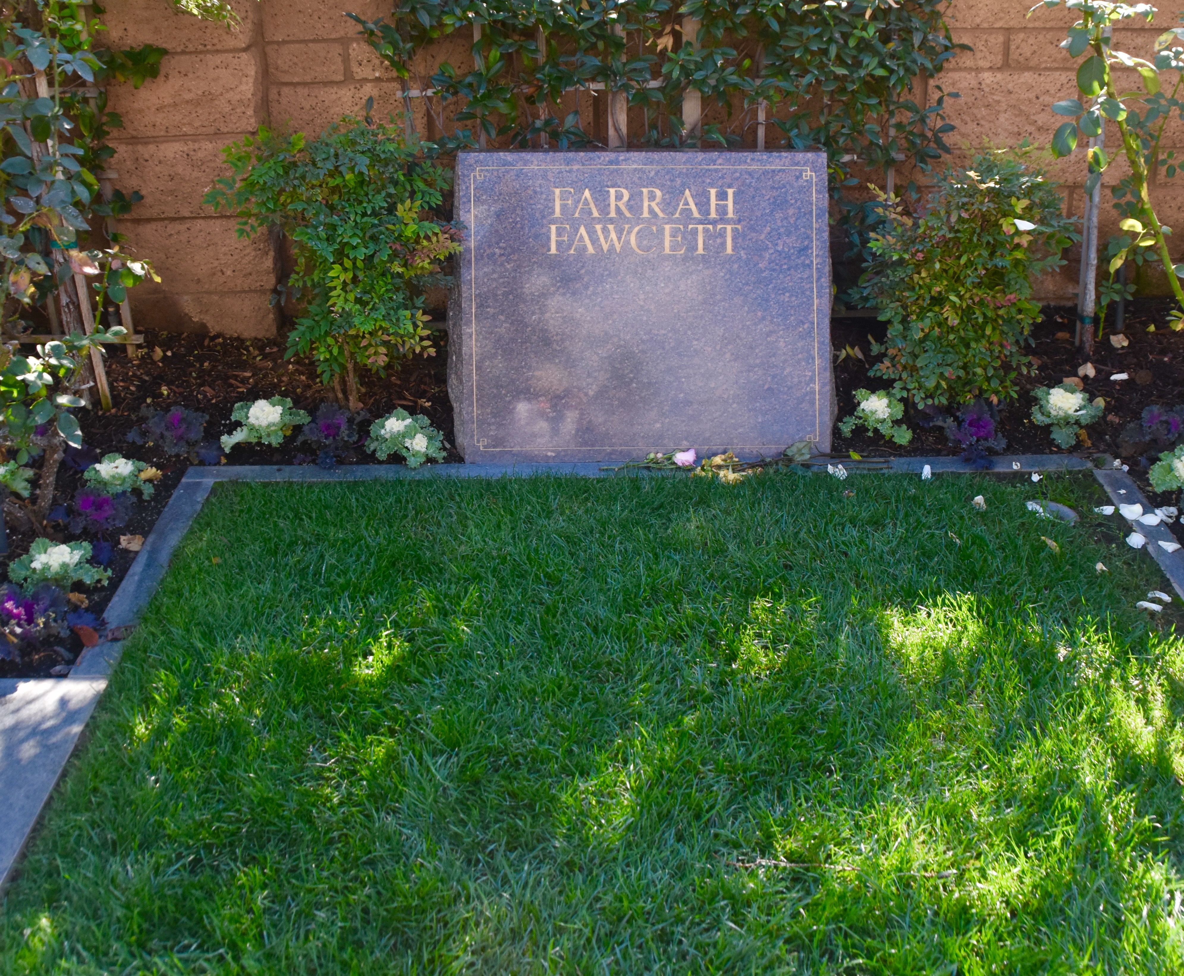 Farrah Fawcett, Westwood Village Cemetery