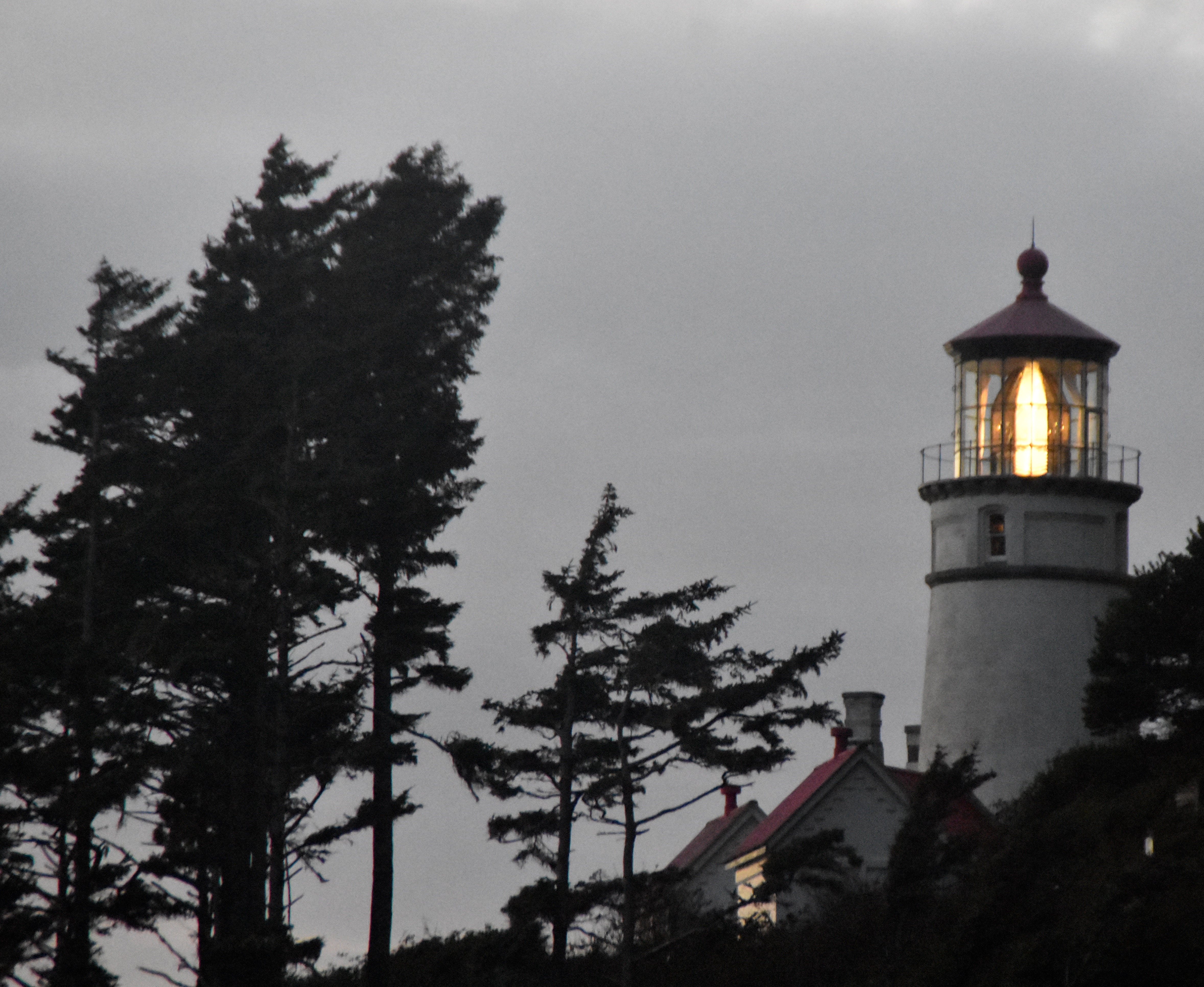 Heceta Head Lighthouse at Dusk