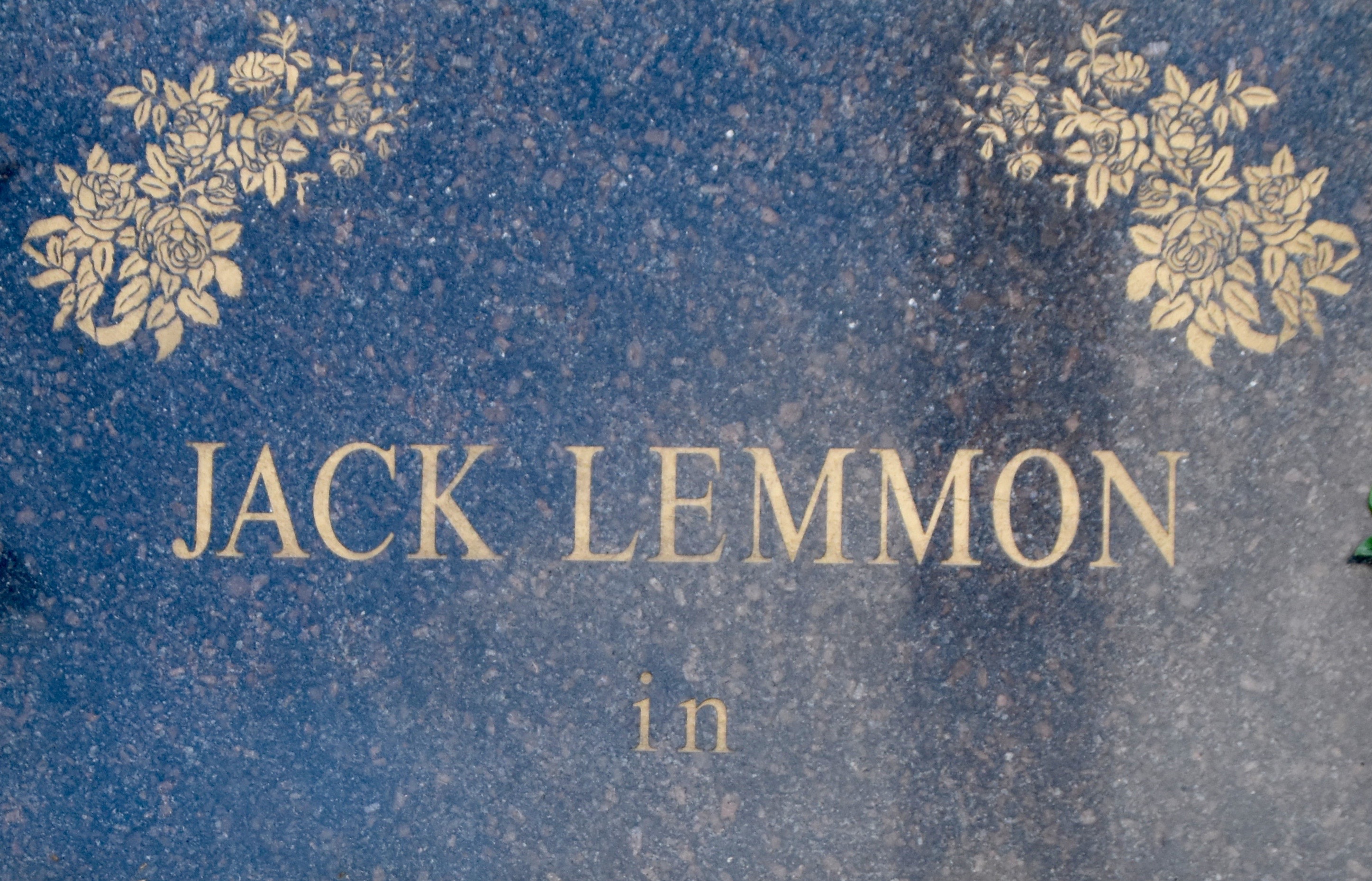 Jack Lemmon, Westwood Village Cemetery