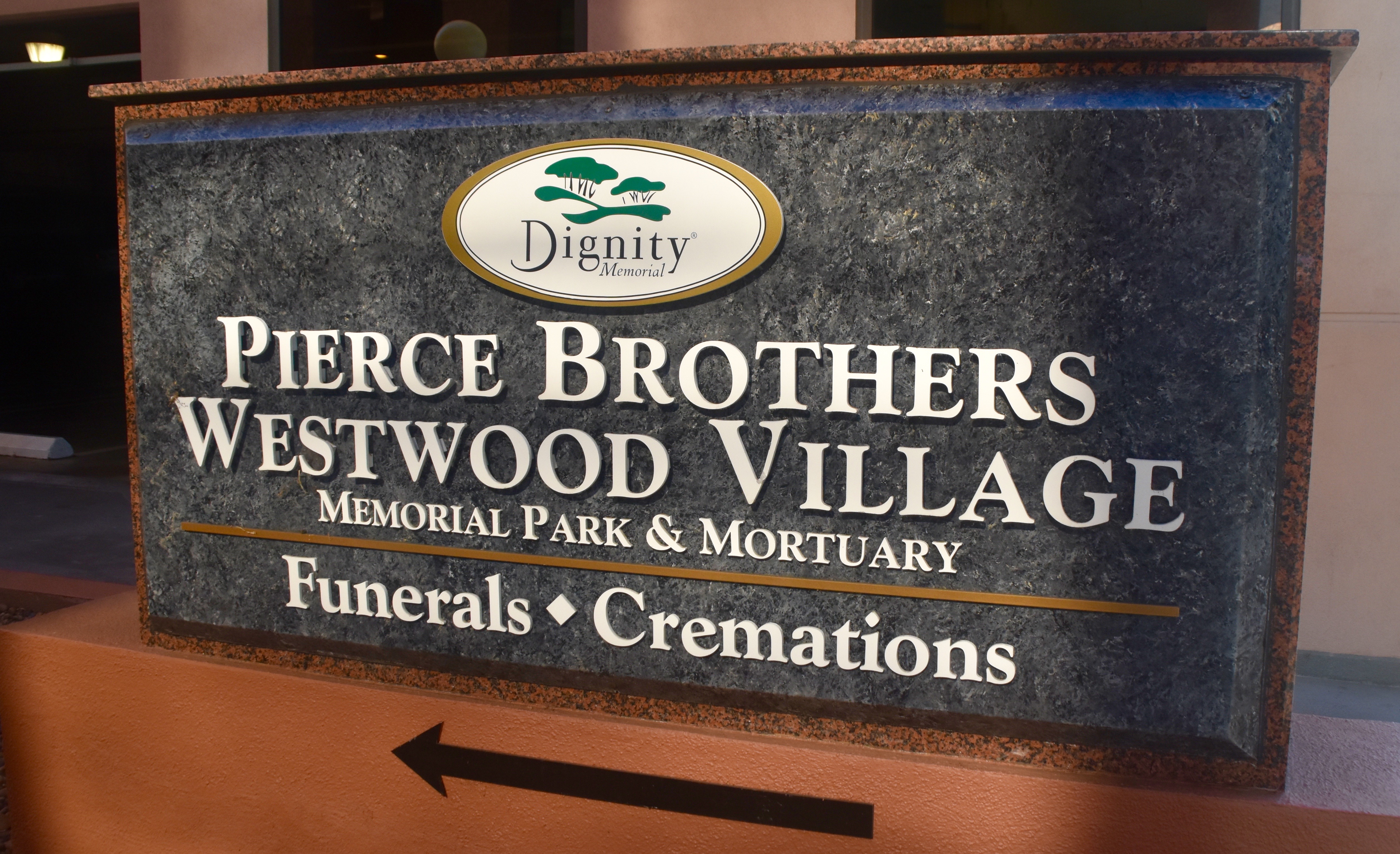 Westwood Village Cemetery Sign