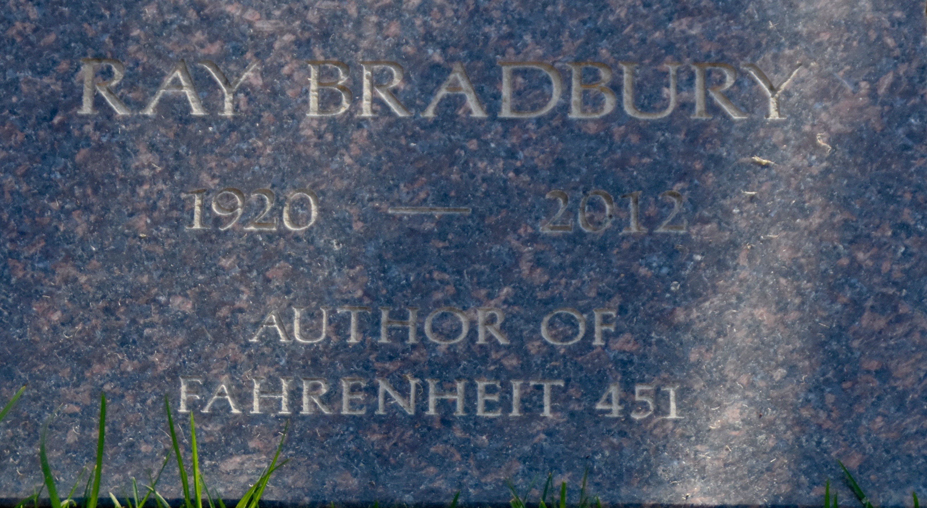 Ray Bradbury, Westwood Village Cemetery