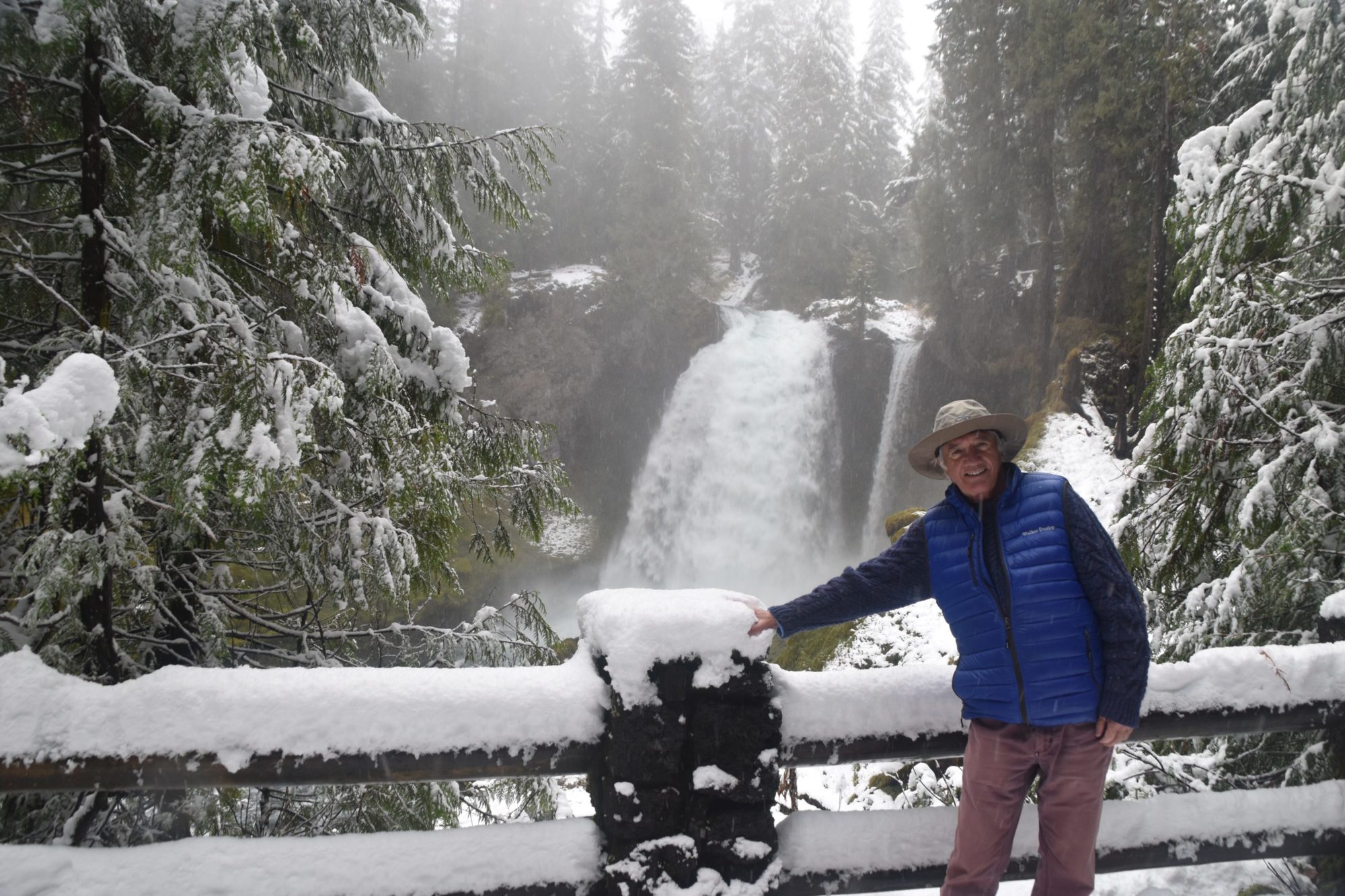 At Sahalie Falls, Lane County, Oregon