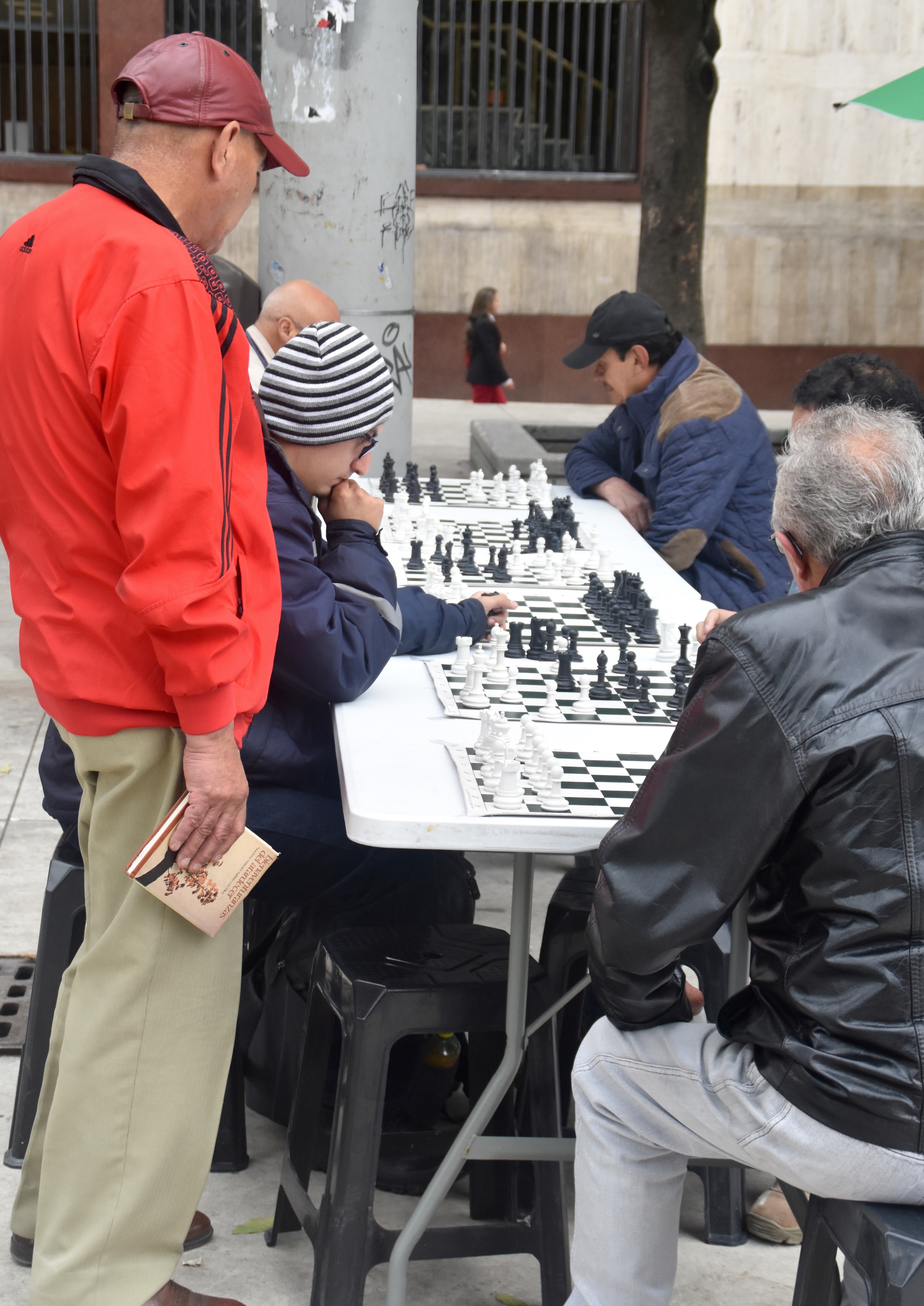 Santander Plaza Chess Players
