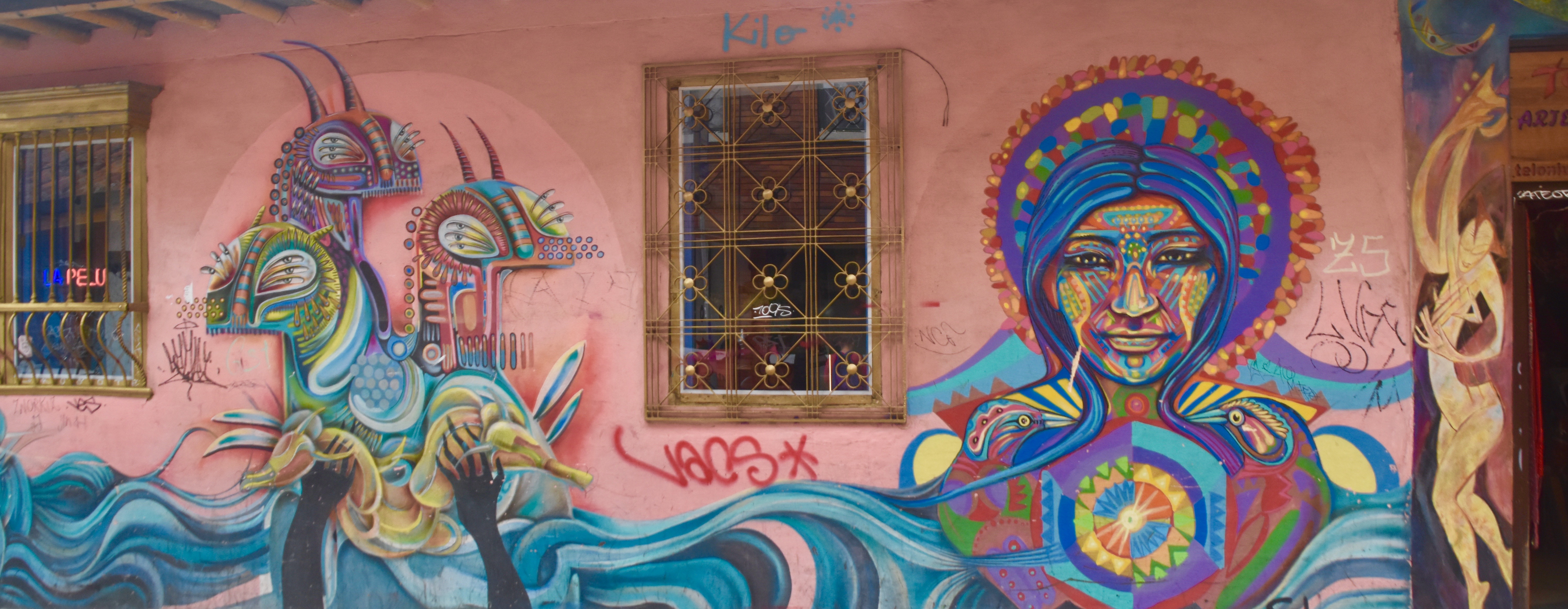 Mescaline Mural, La Candelaria