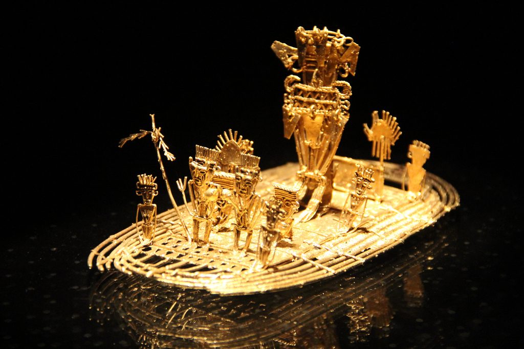 The Golden Raft, Gold Museum, Bogota