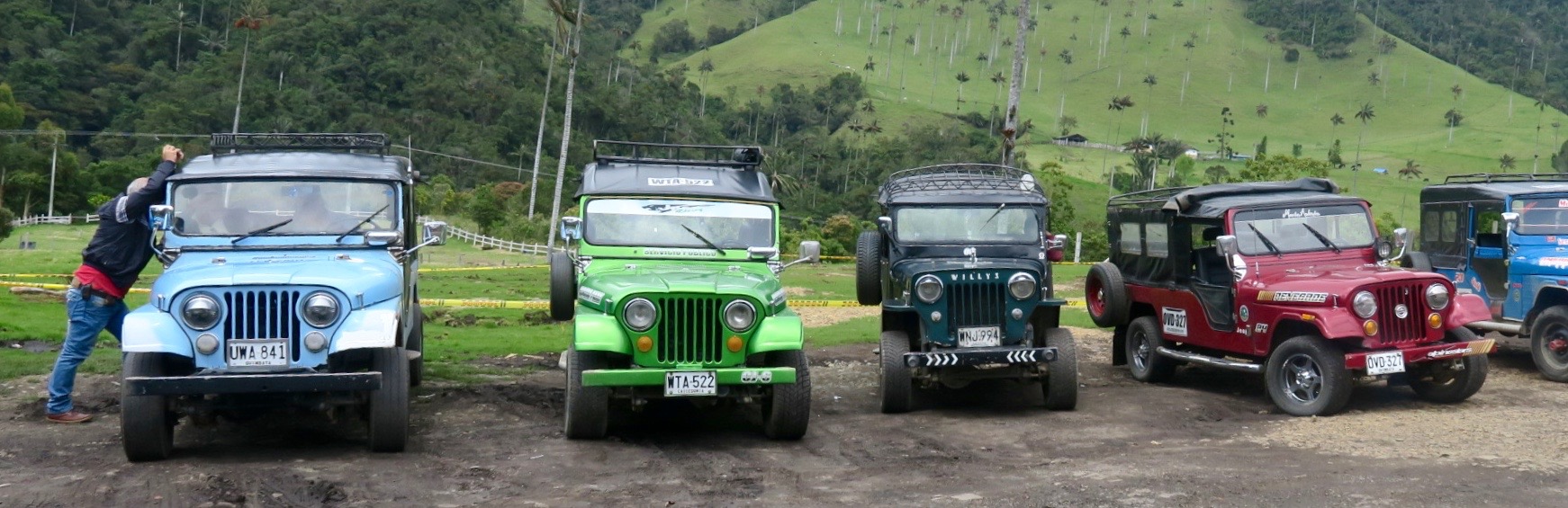 The Willys at Valle de Cocora