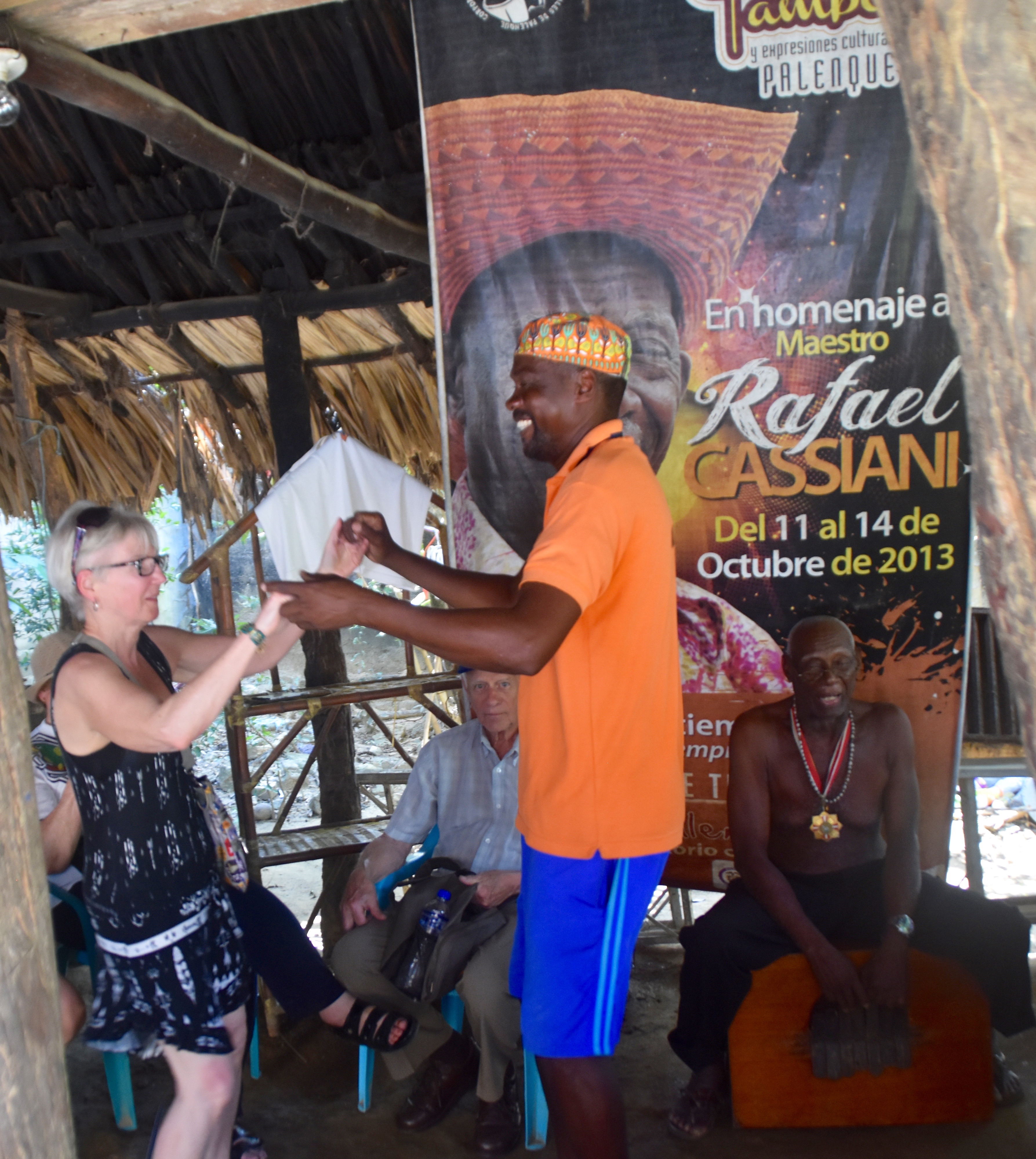 Dancing at Palenque de San Basilio