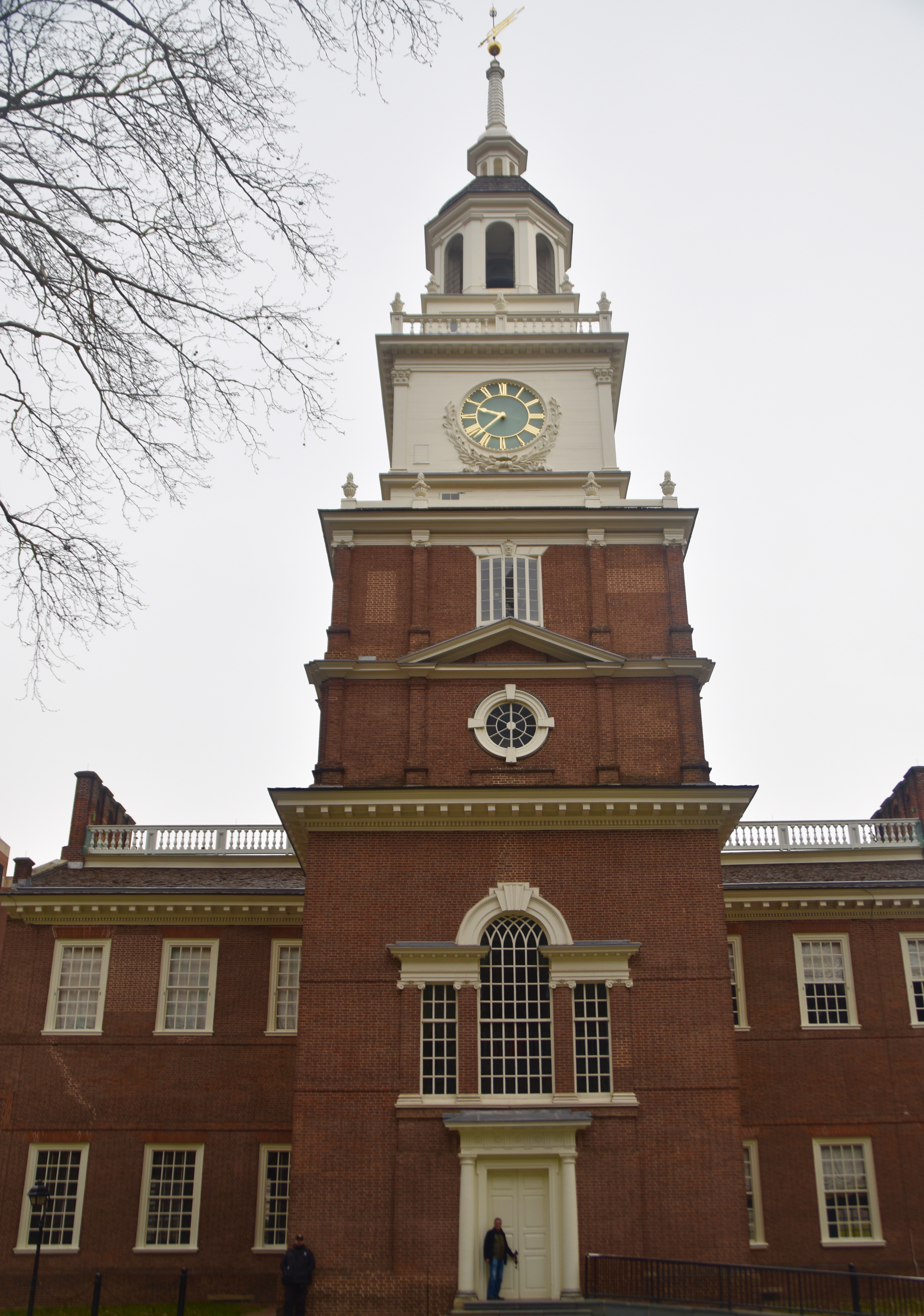 Entering Independence Hall