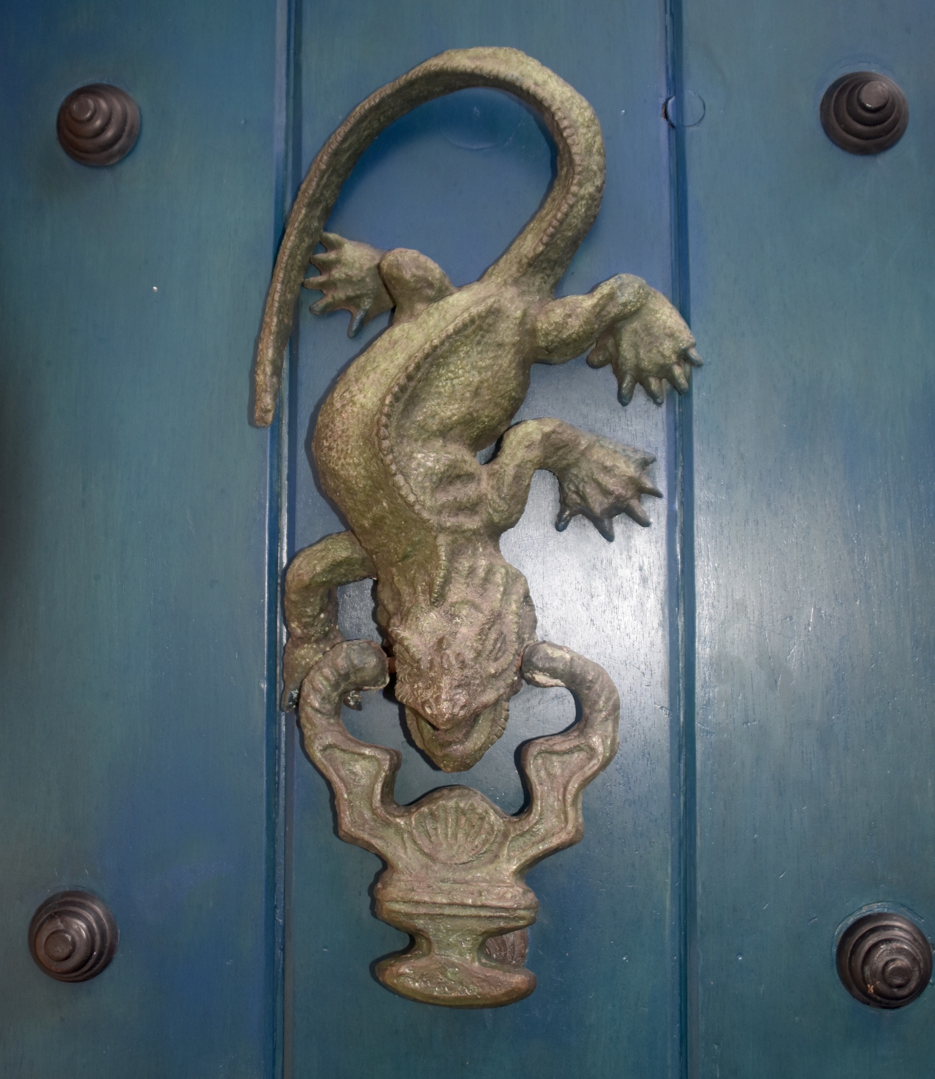 Iguana Door Knocker