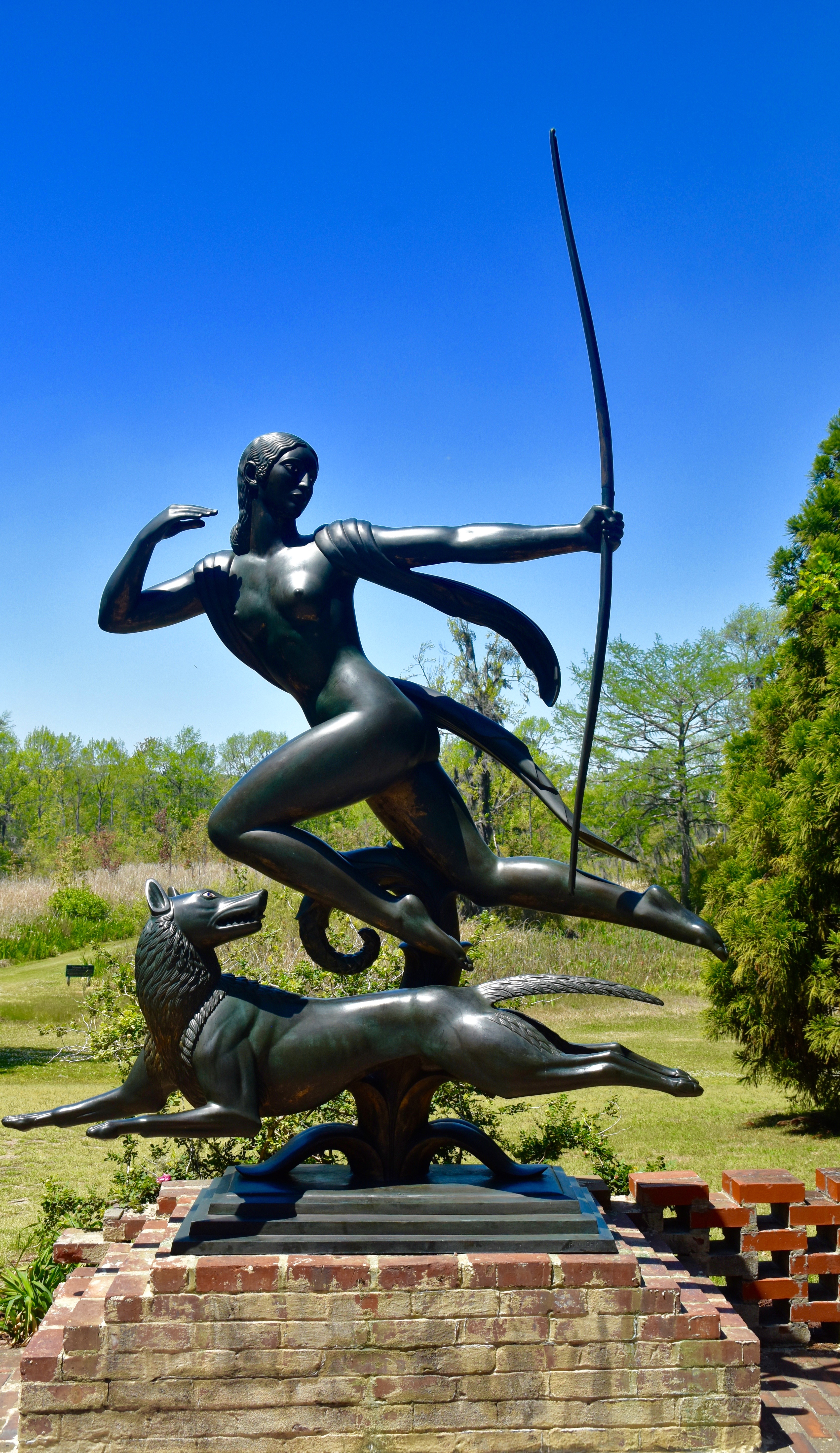 Artemis Shooting at Actaeon, Brookgreen Gardens