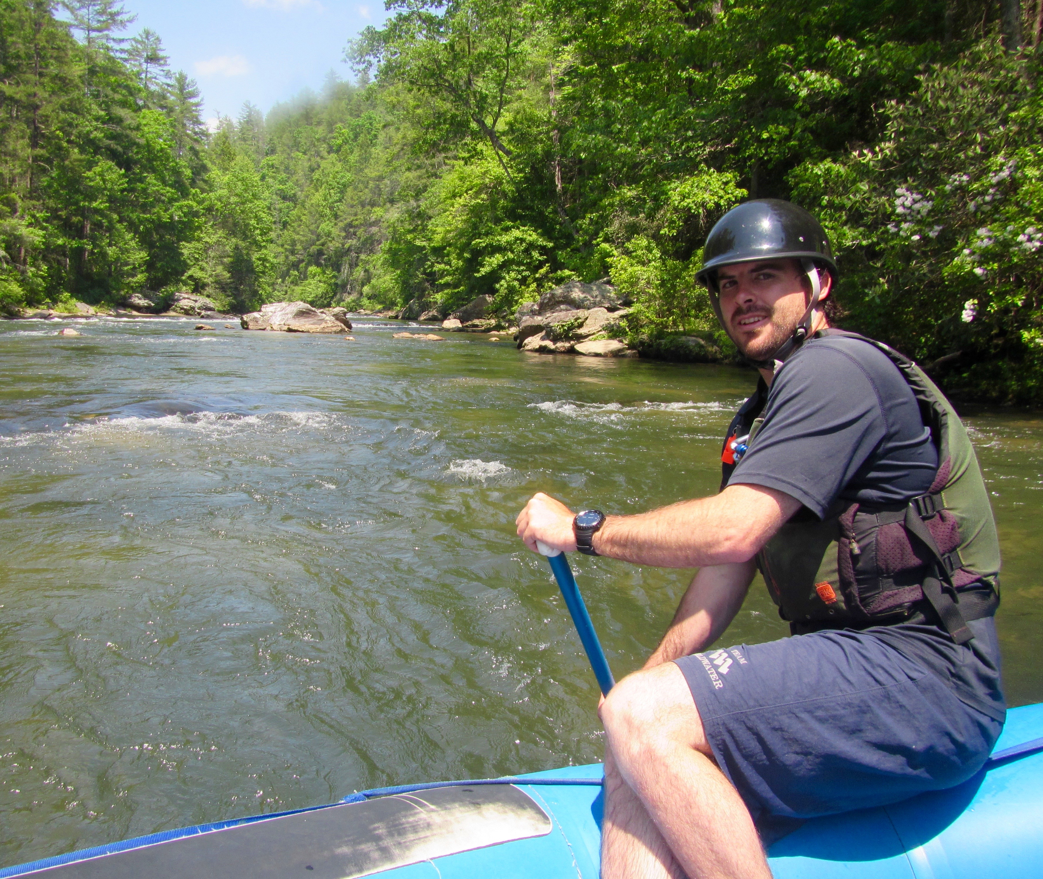 Dylan Carr, Wildwater Rafting