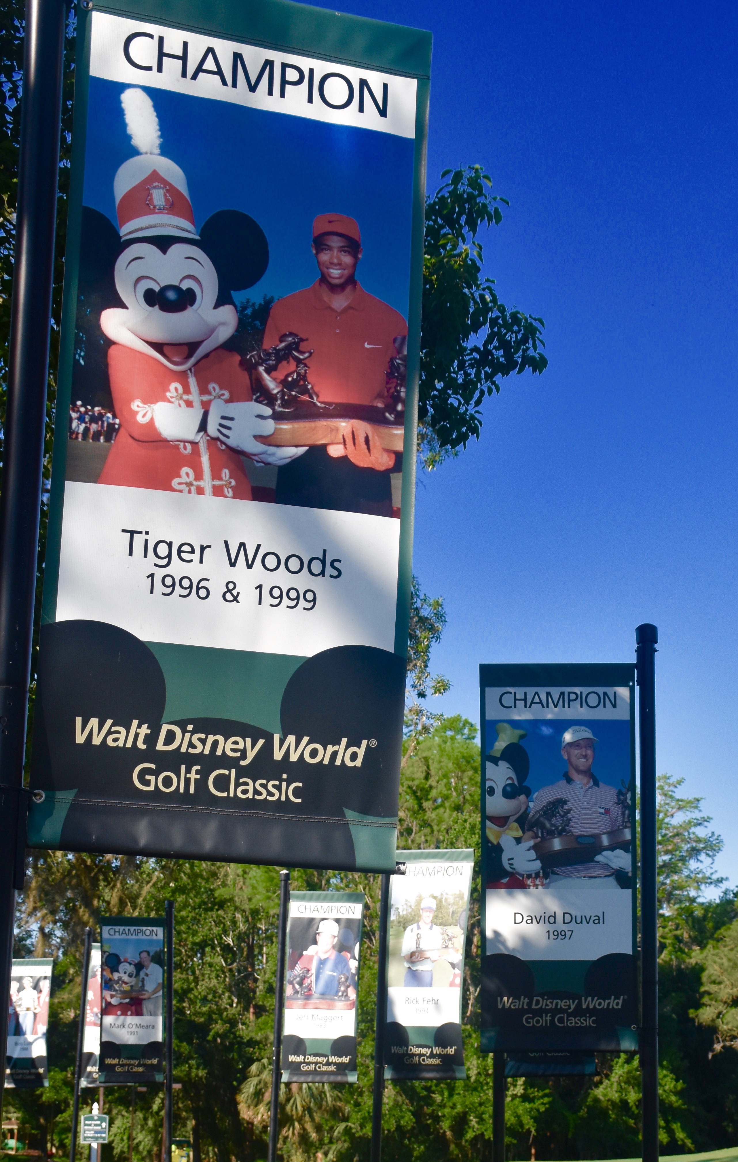 Tiger Woods and David Duval, Disney Magnolia Course
