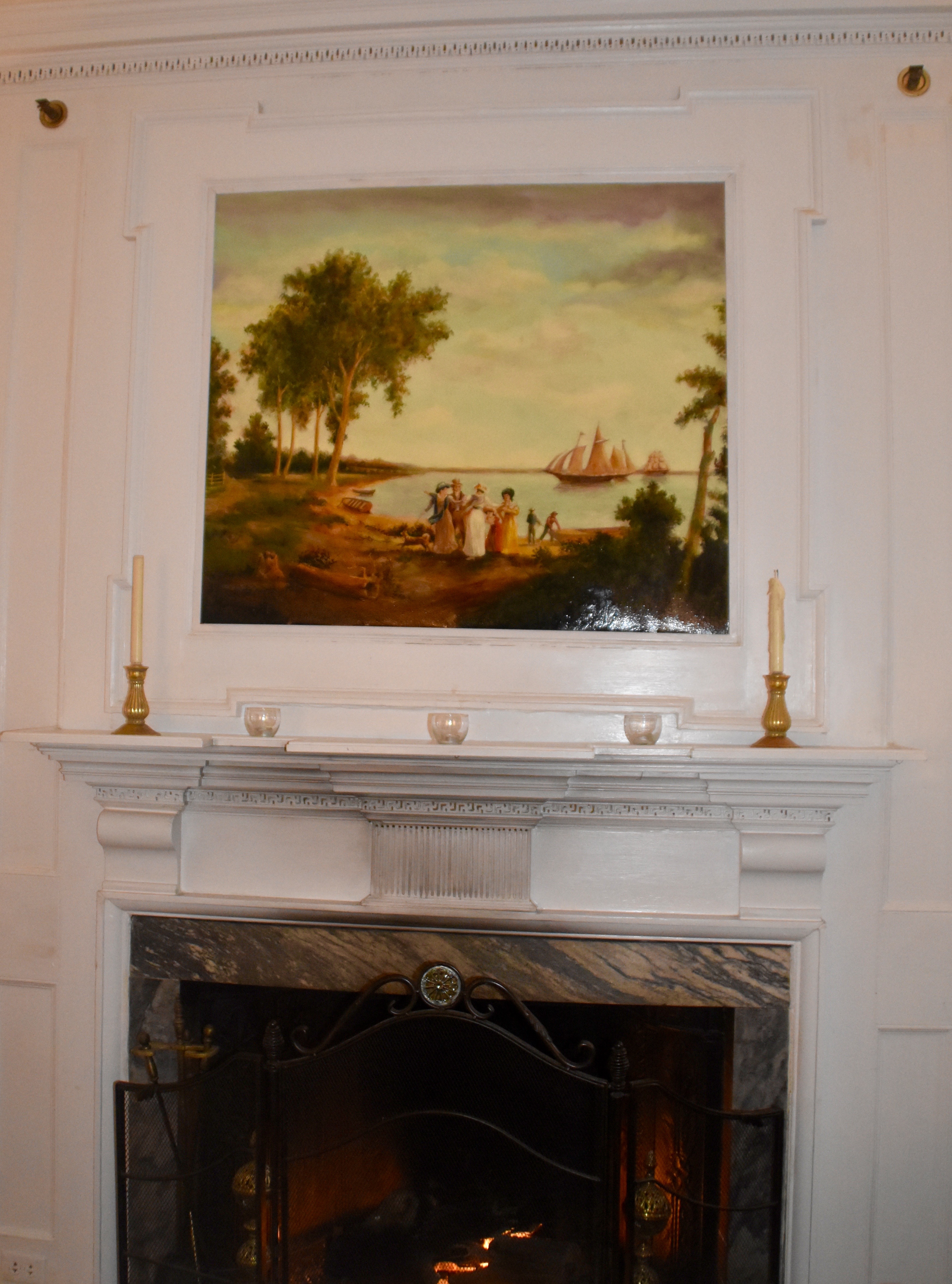 Breakfast Room Fireplace, Morris House, Philadelphia