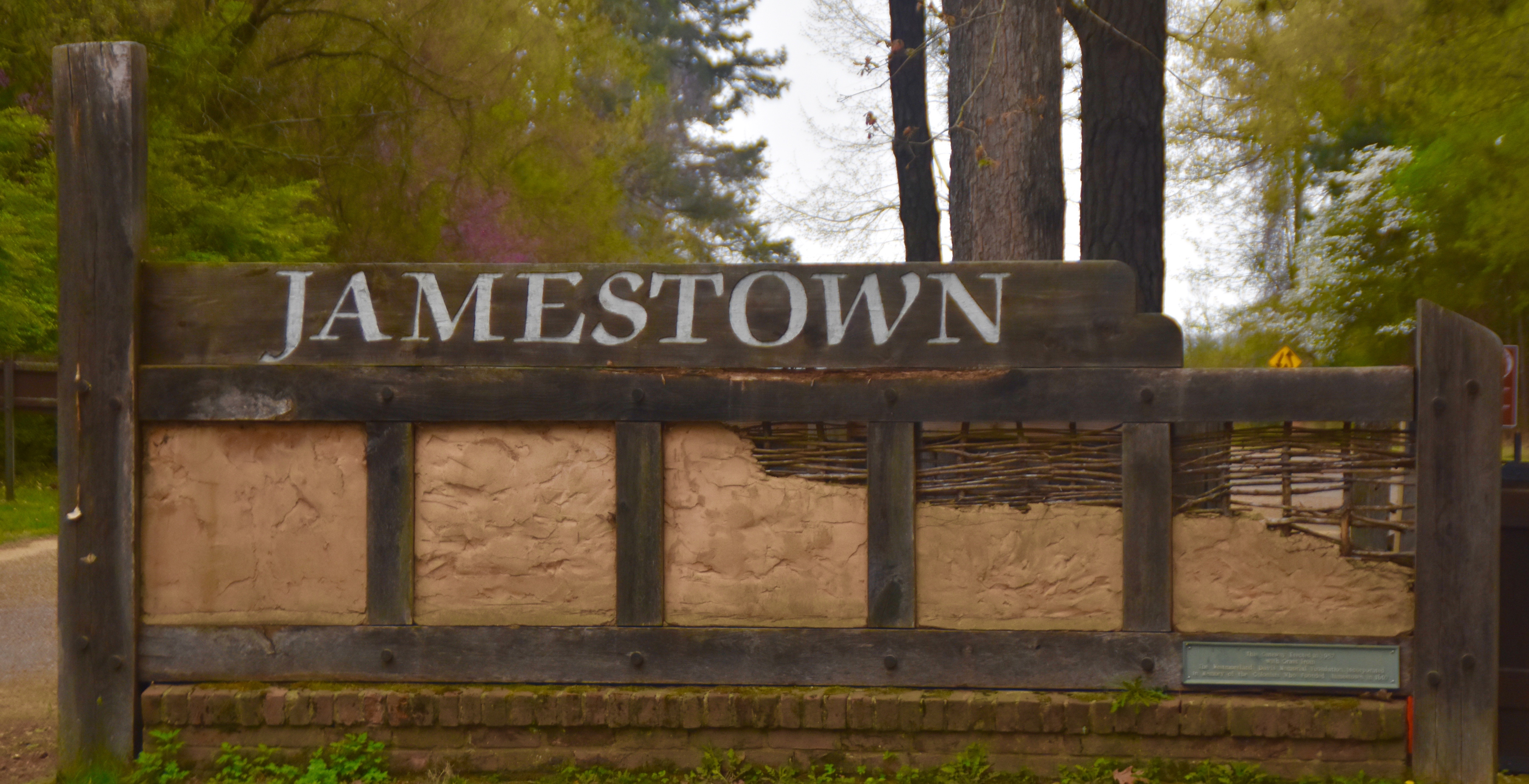 Entrance to Jamestown, Colonial National Historic Park