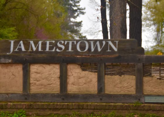 Entrance to Jamestown , Colonial National Historic Park