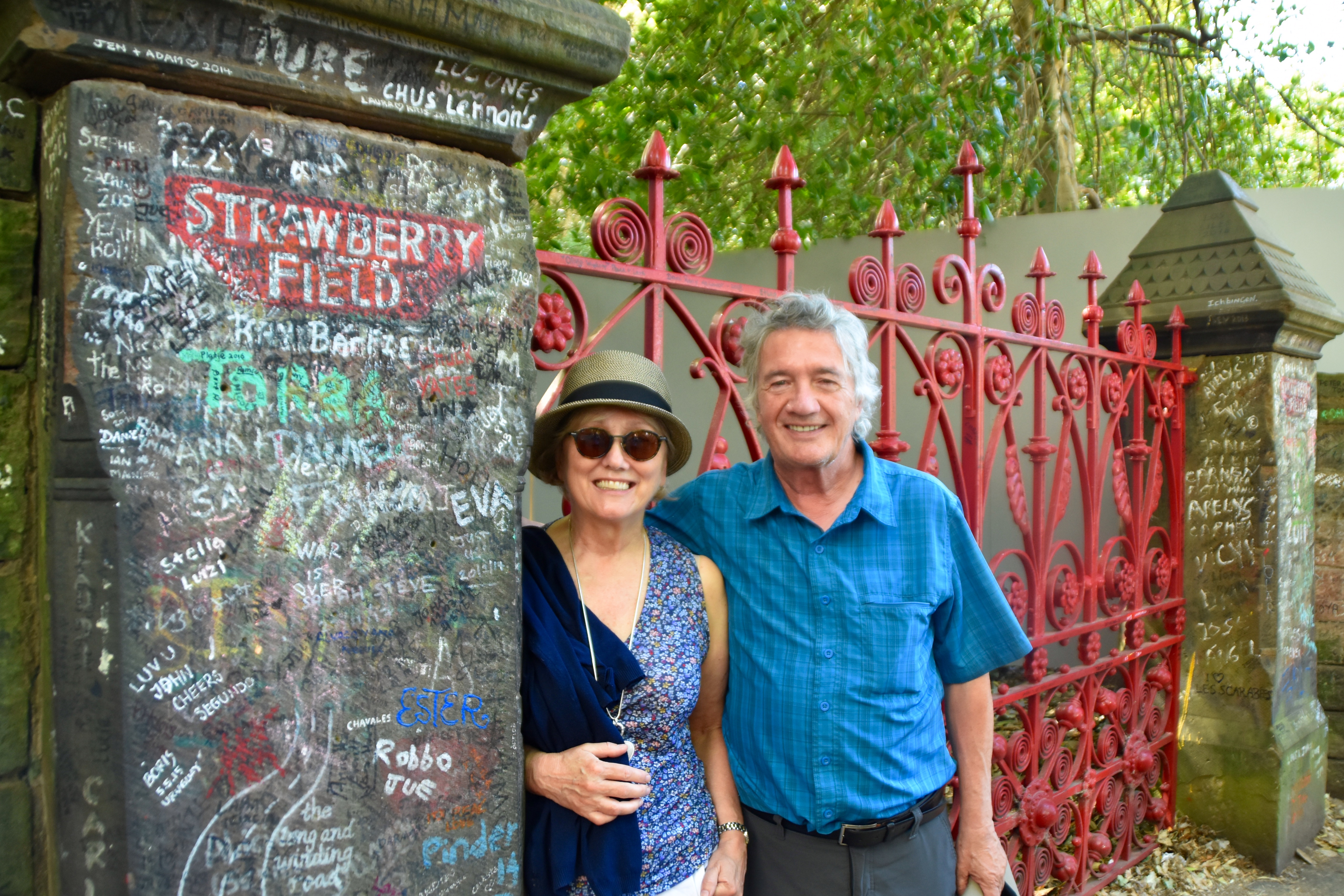 At Strawberry Field, Beatles Tour
