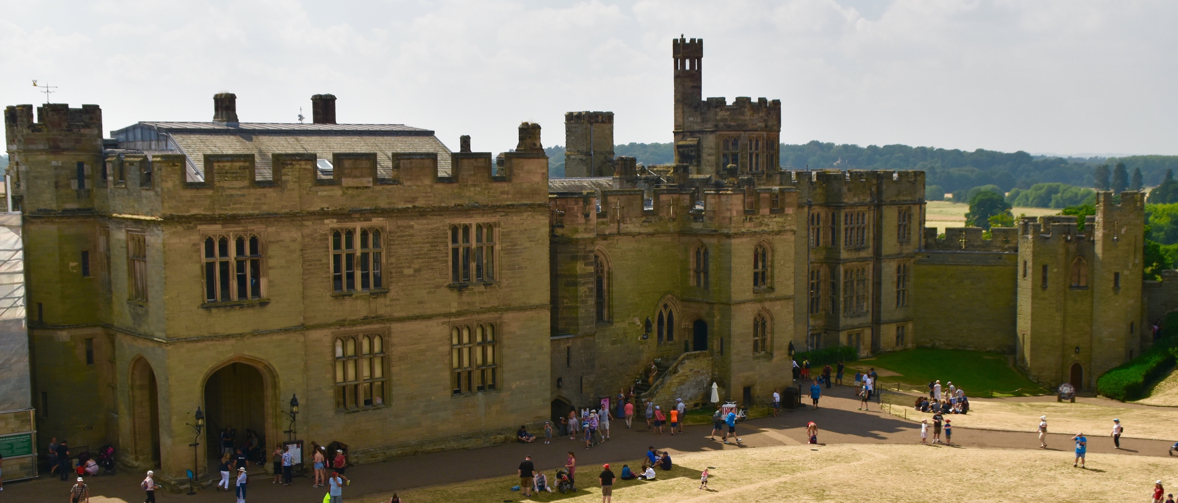 View from the Ramparts, Warwick Castle