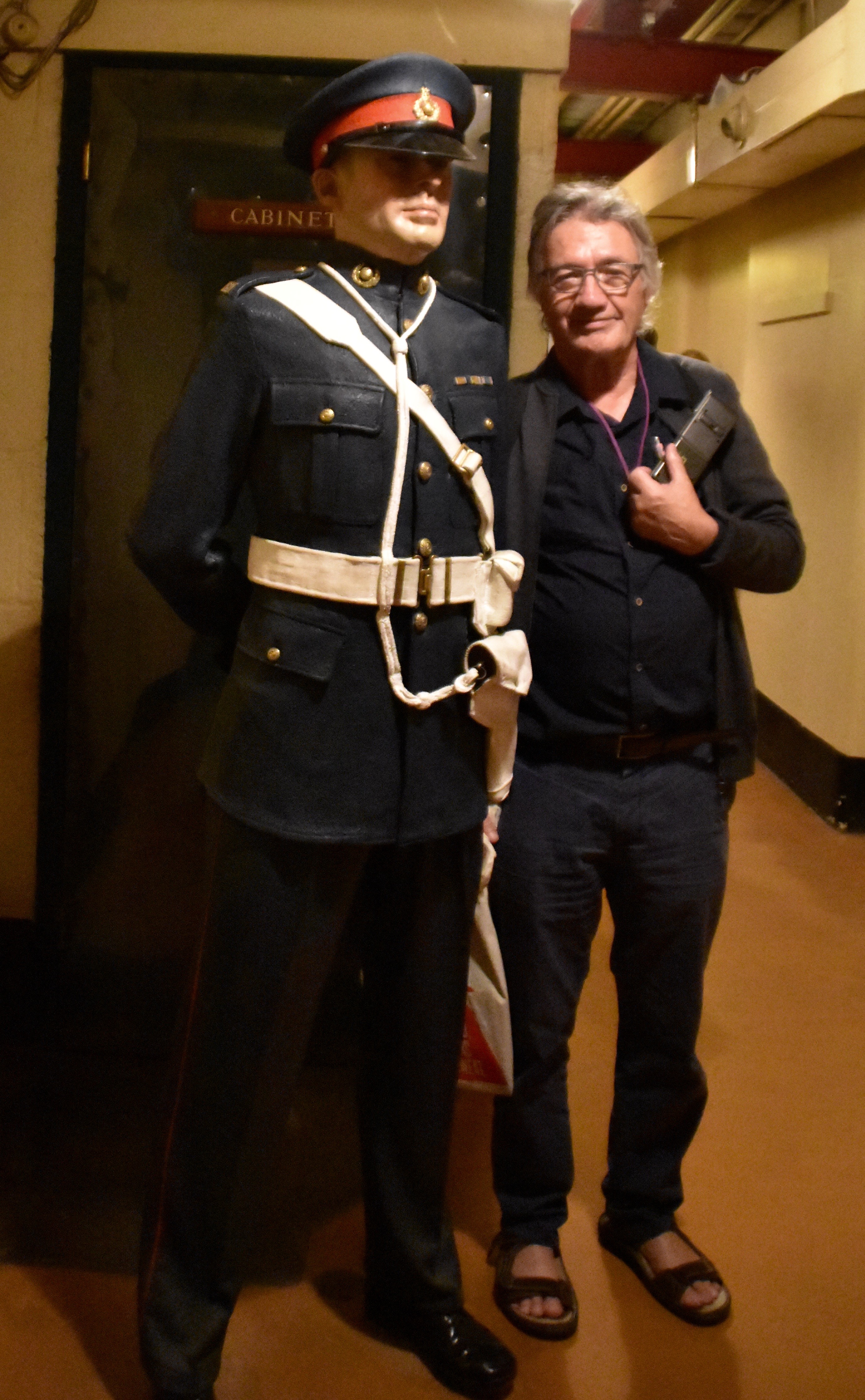 With a Royal Marine in the Churchill War Rooms