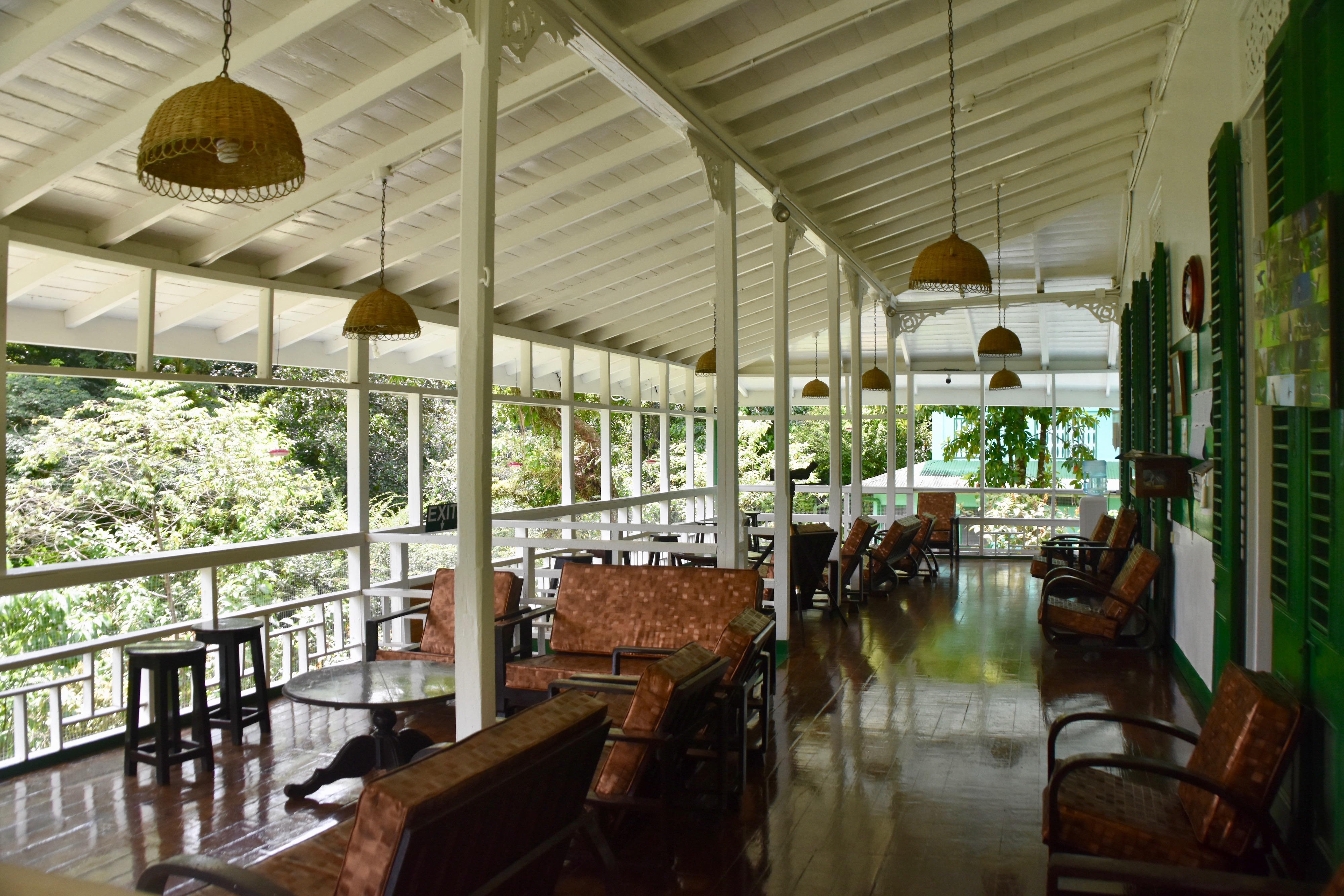 Verandah, Asa Wright Nature Centre