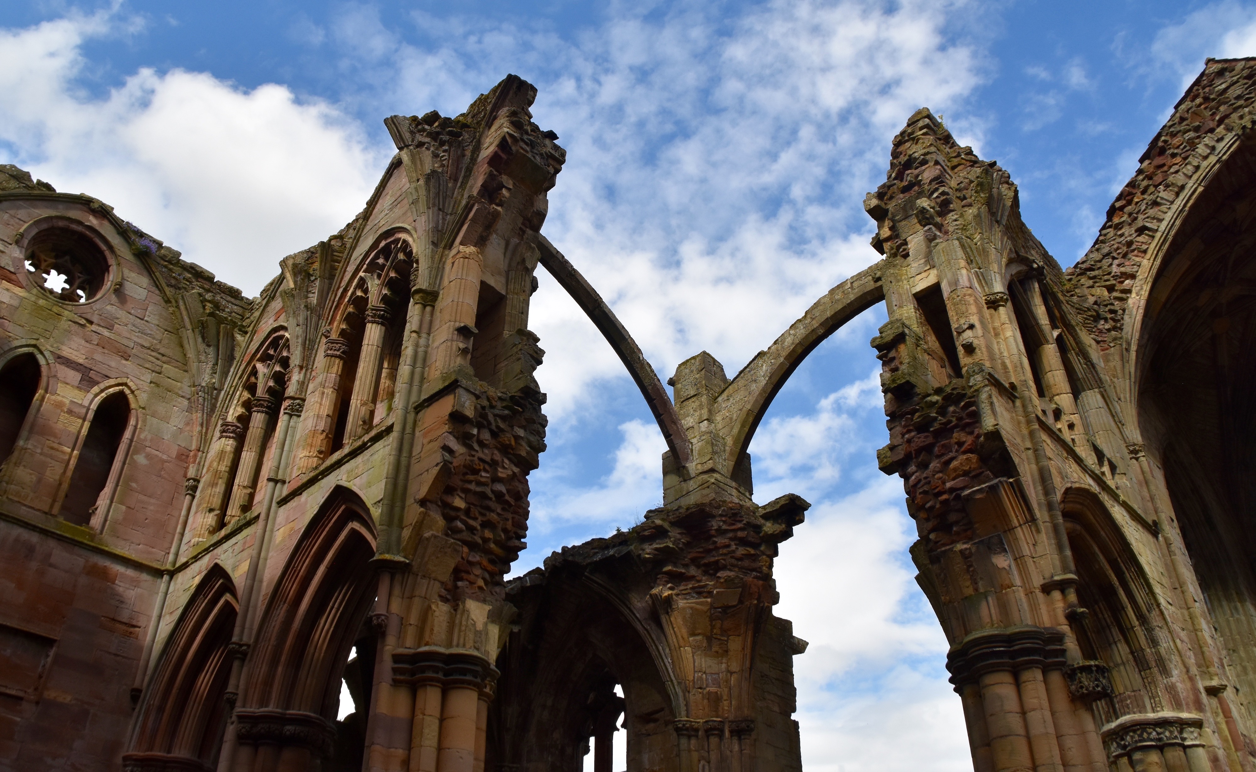 Flying Buttresses, Melrose Abbey