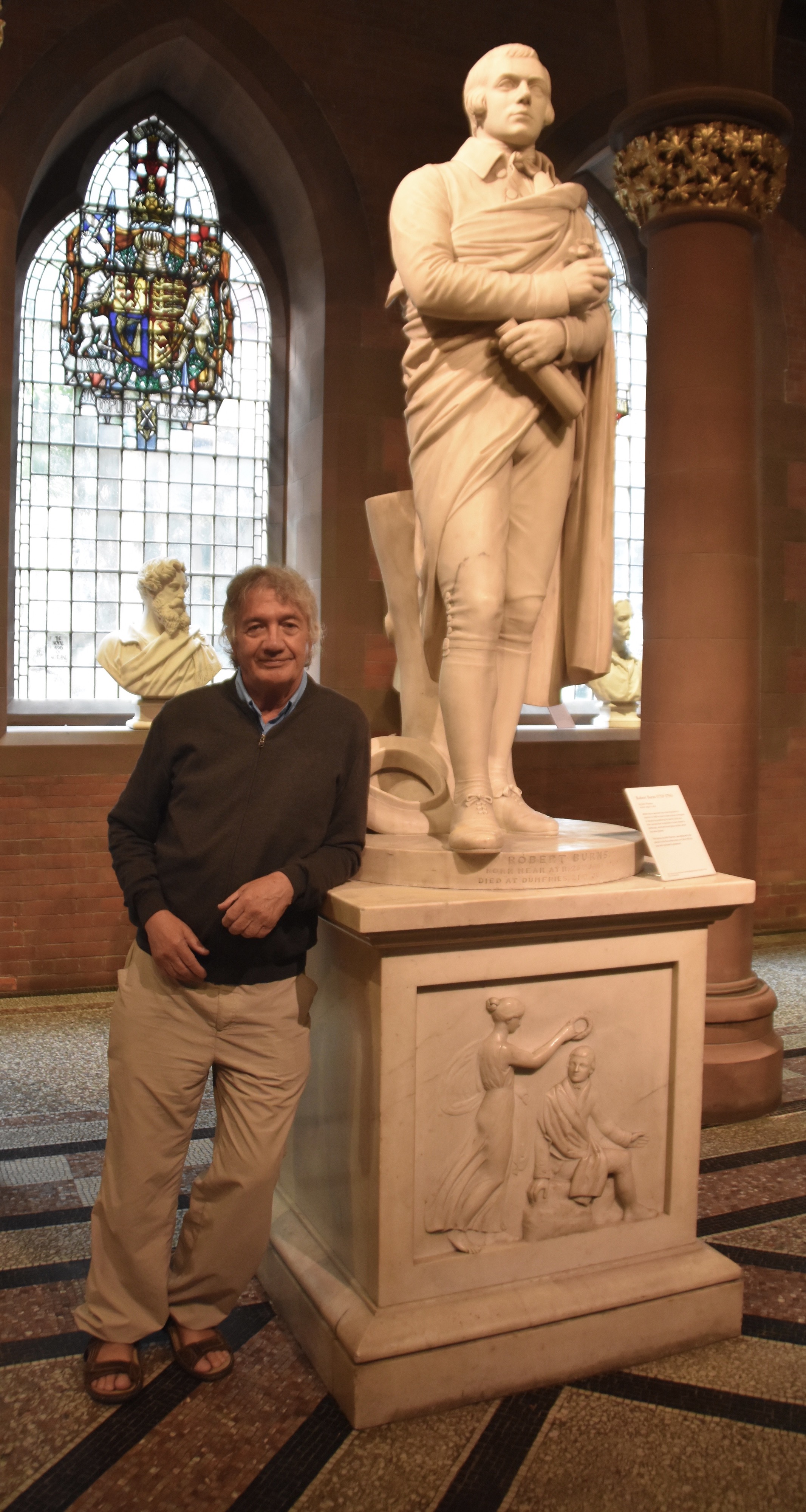 With Robbie Burns, Scottish National Portrait Gallery