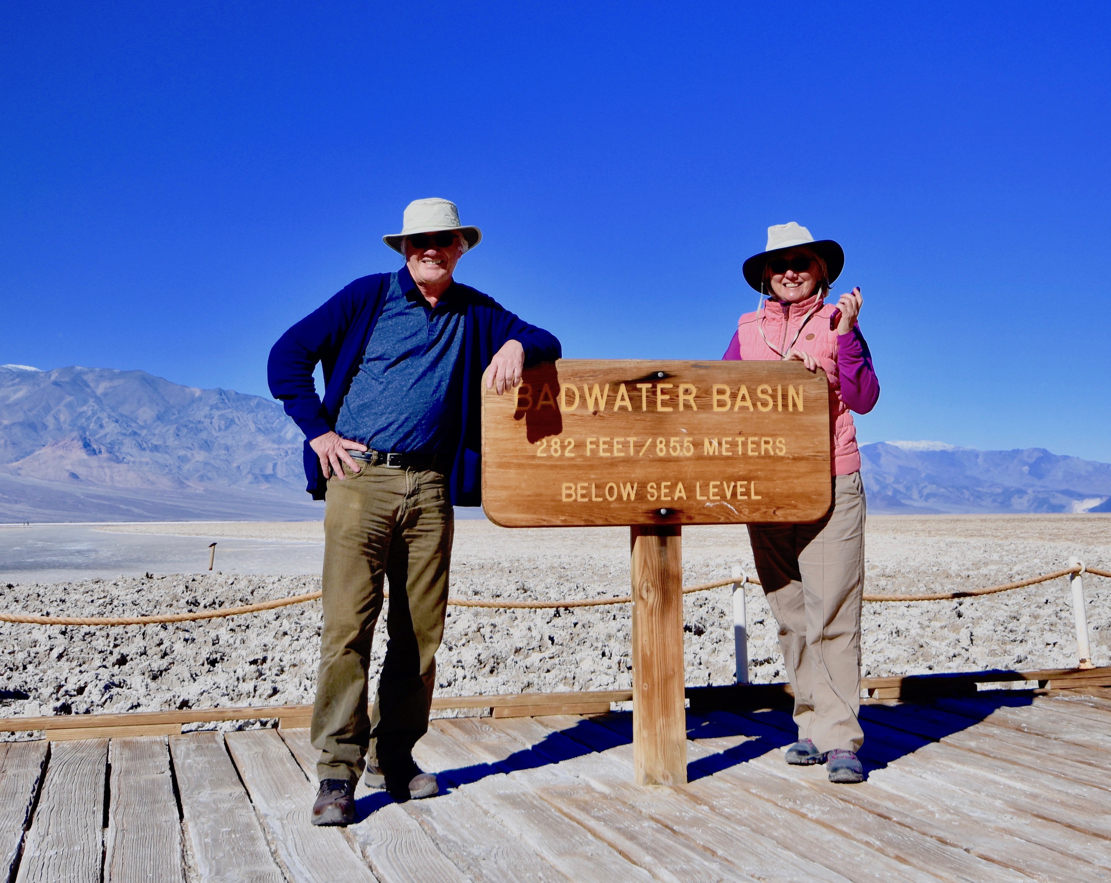 At Badwater Basin, Death Valley