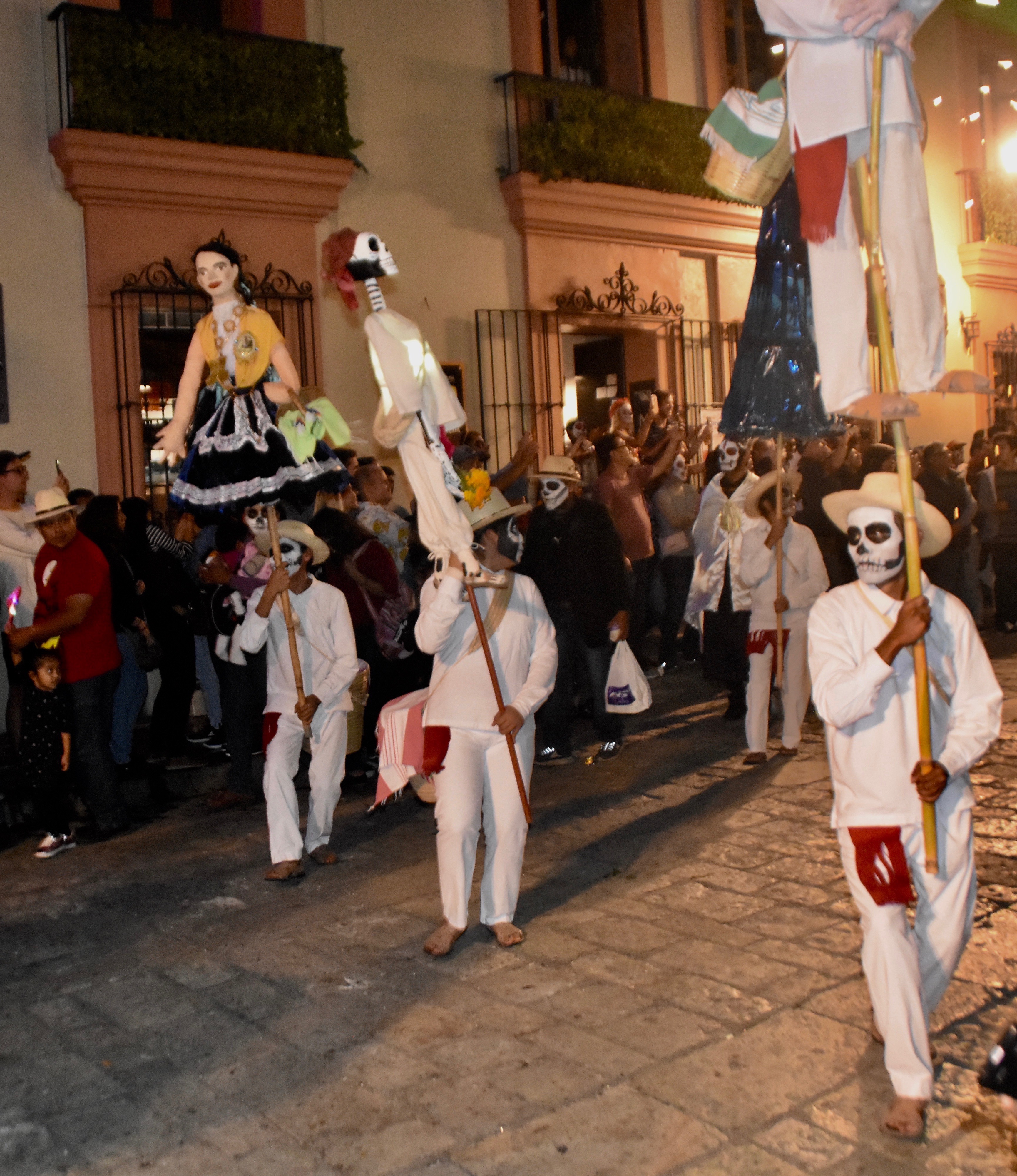 Skeleton Walkers, Day of the Dead parade, Oaxaca