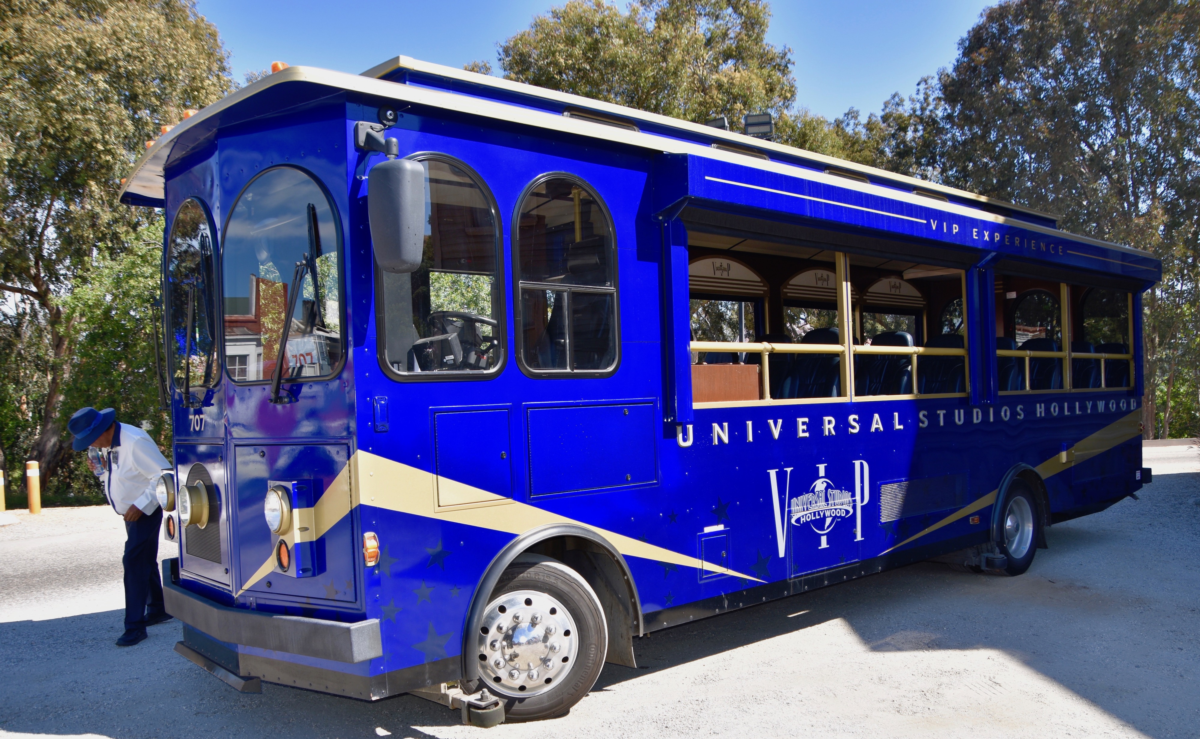 Universal Studios VIP Tour bus