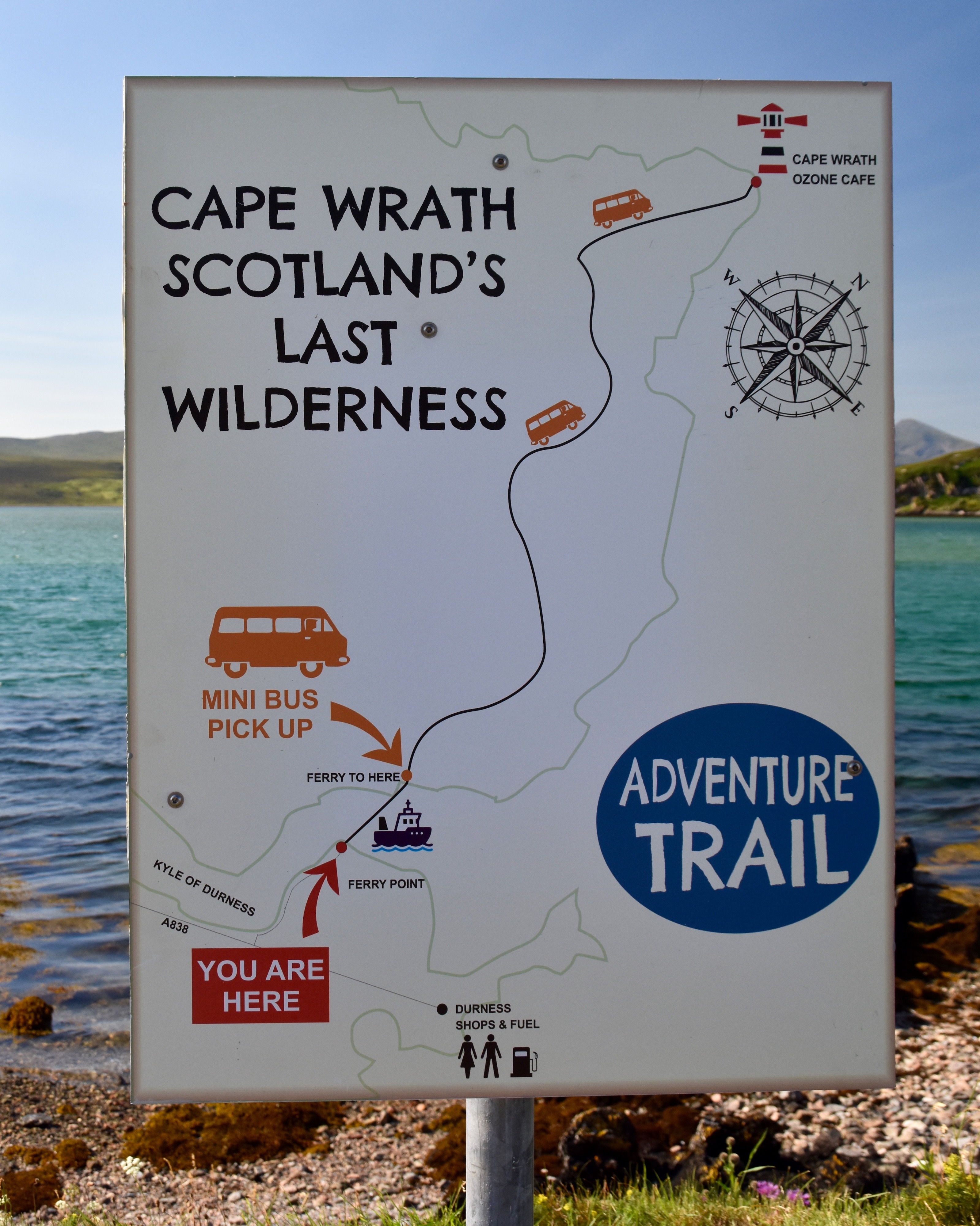 Map of Cape Wrath