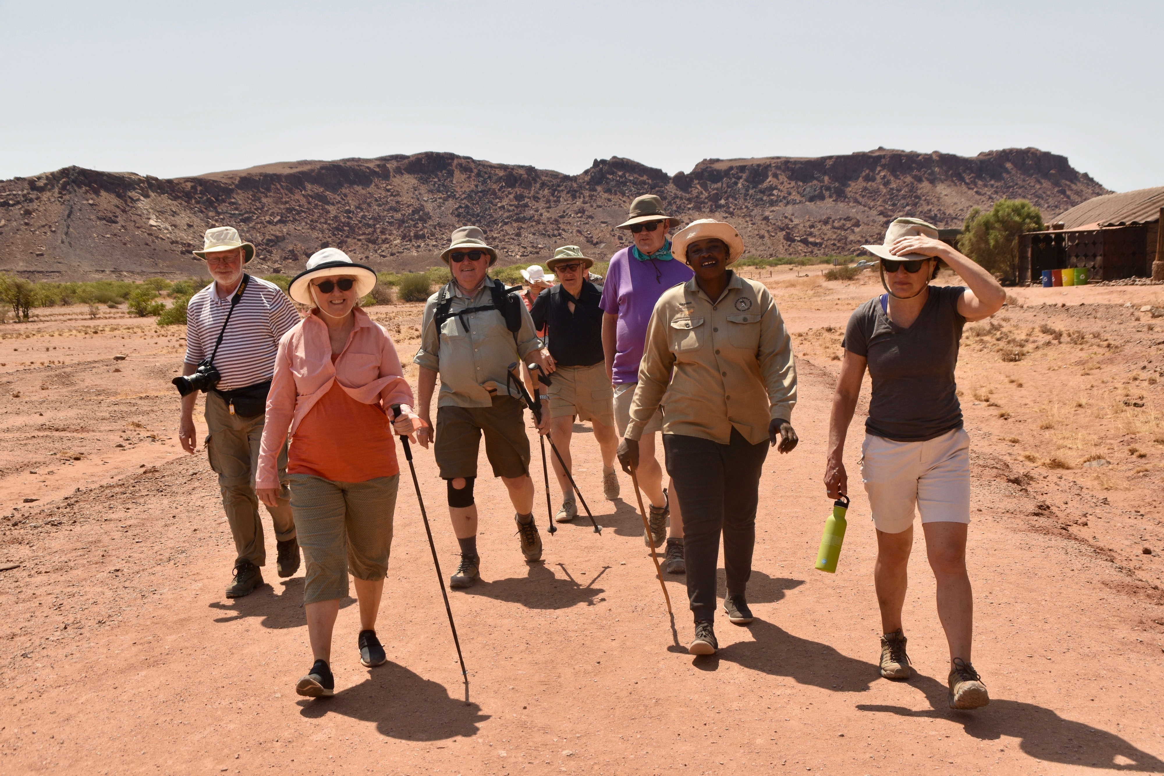 Heading to the Rock Carvings at Twyfelfontein