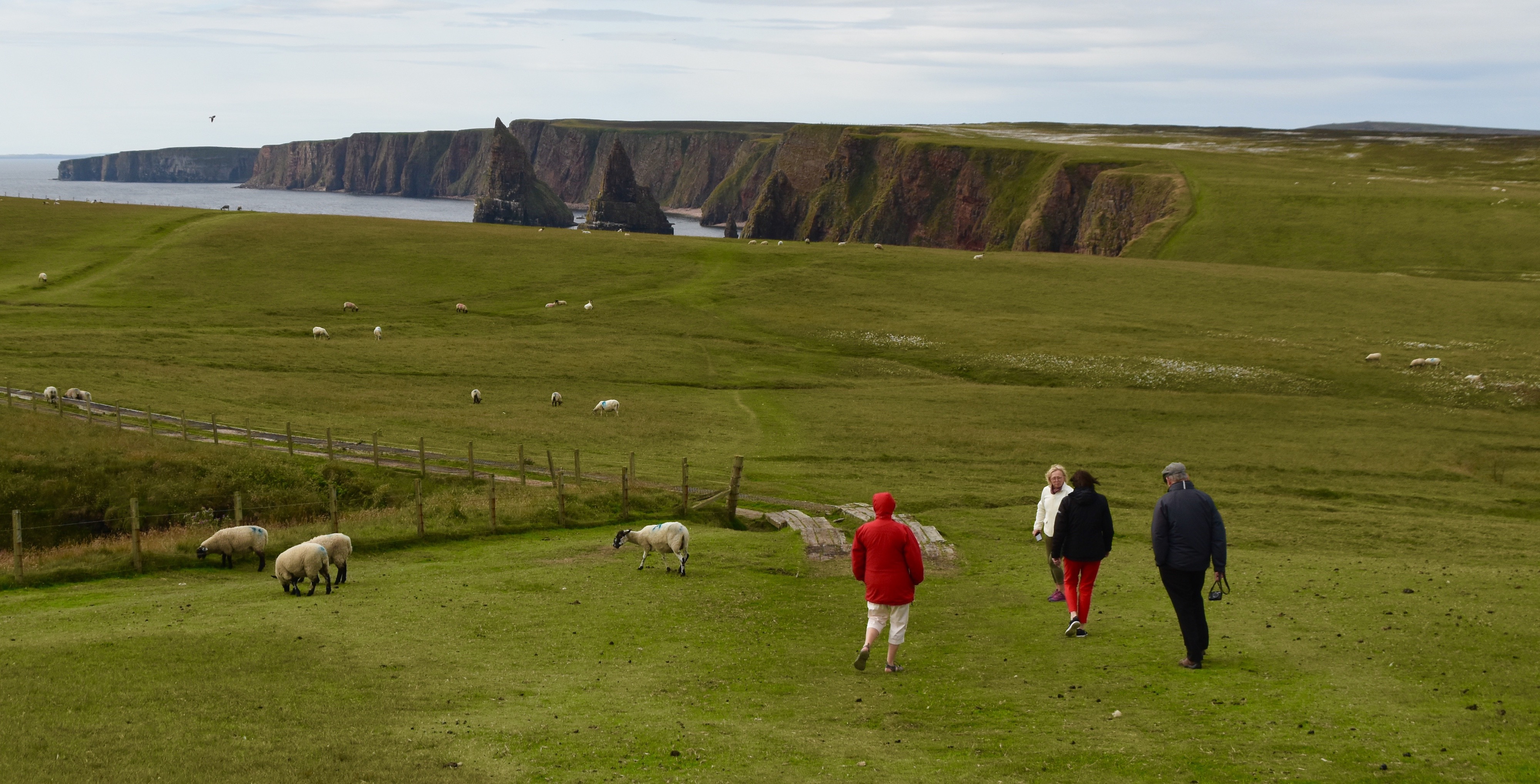 Walking to Duncansby Stacks, North Coast 500