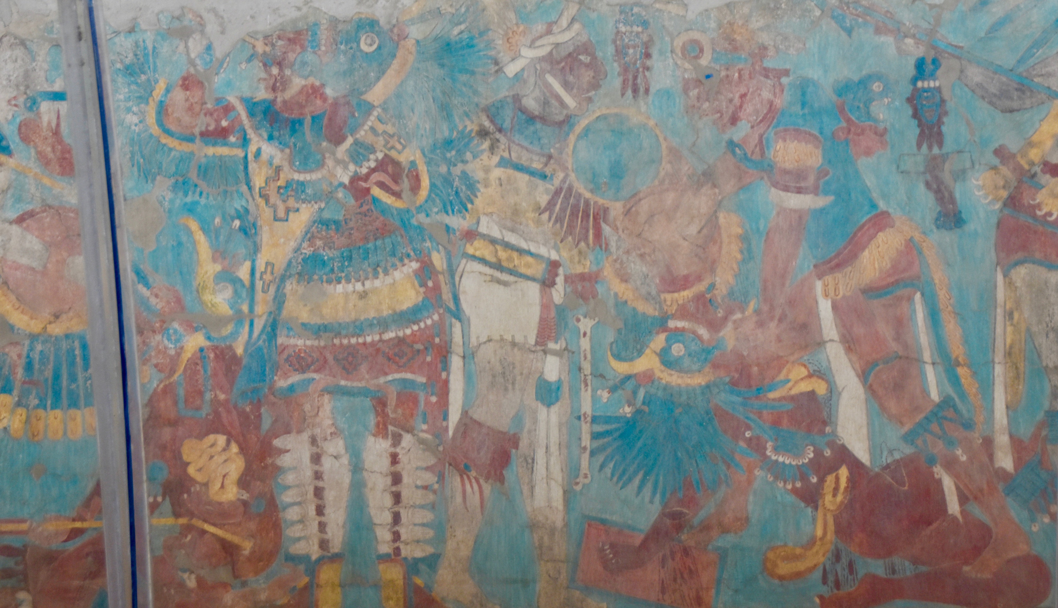 Detail of Battle Mural, Cacaxtla