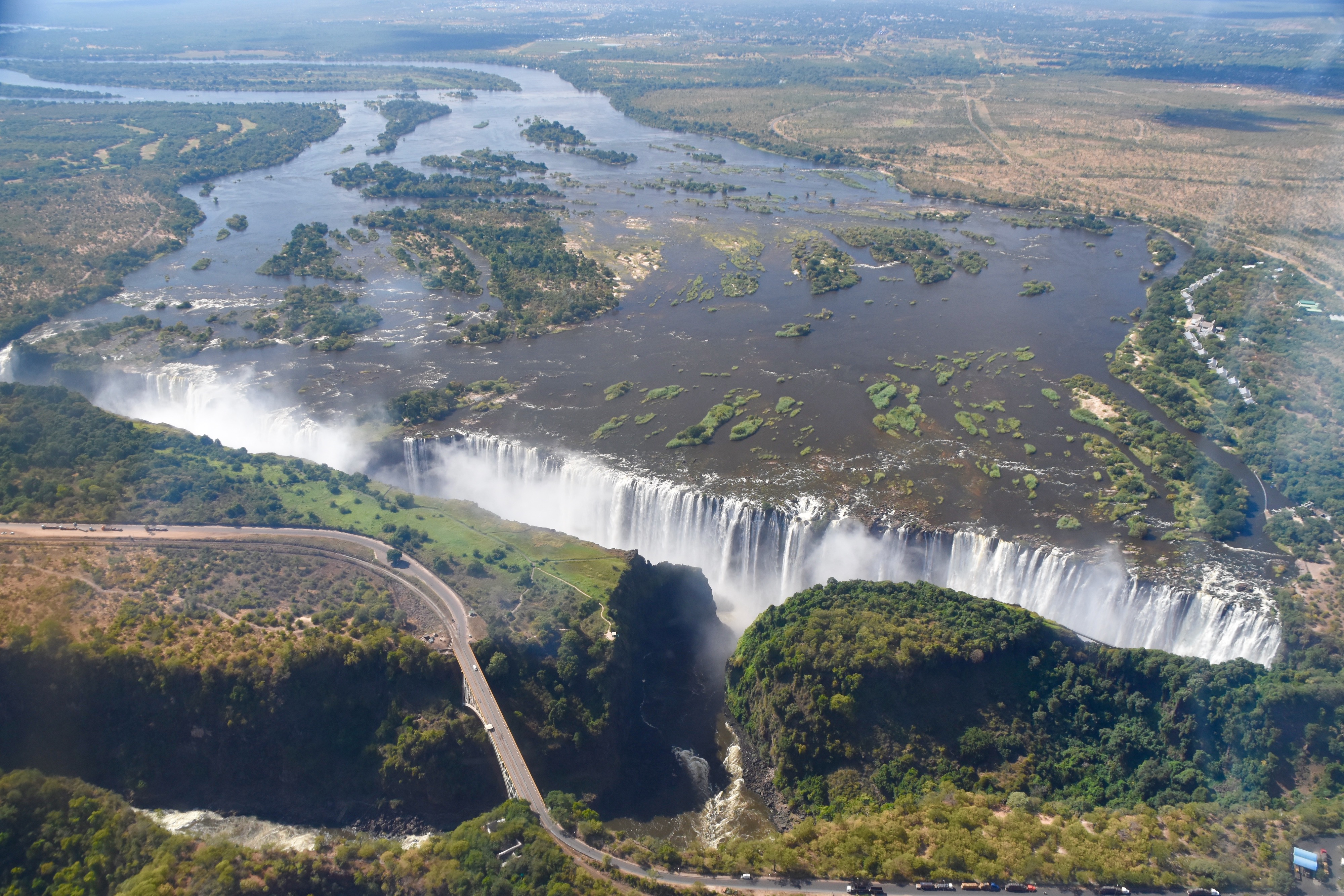 Victoria Falls Aerial