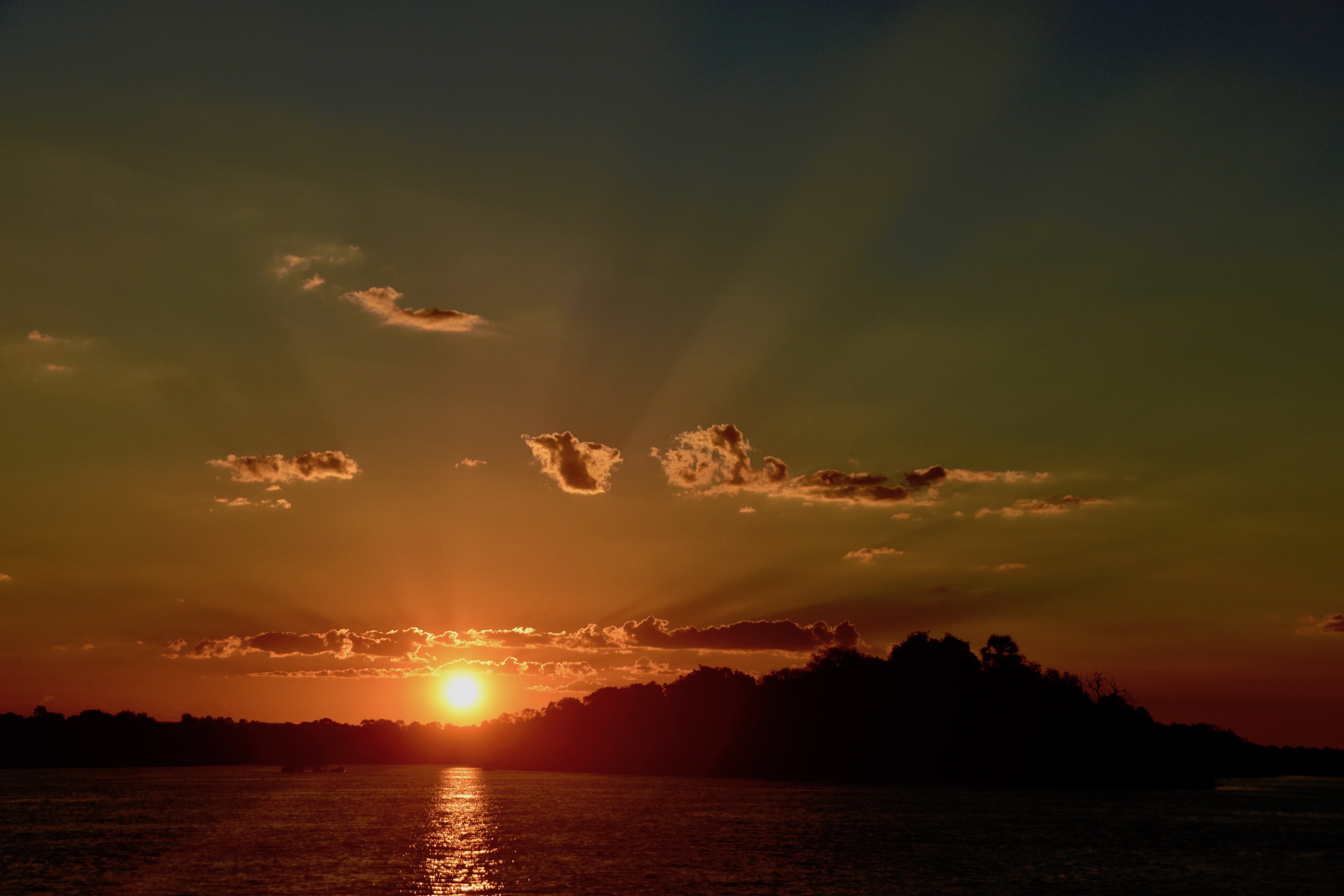 Sunset on the Zambezi