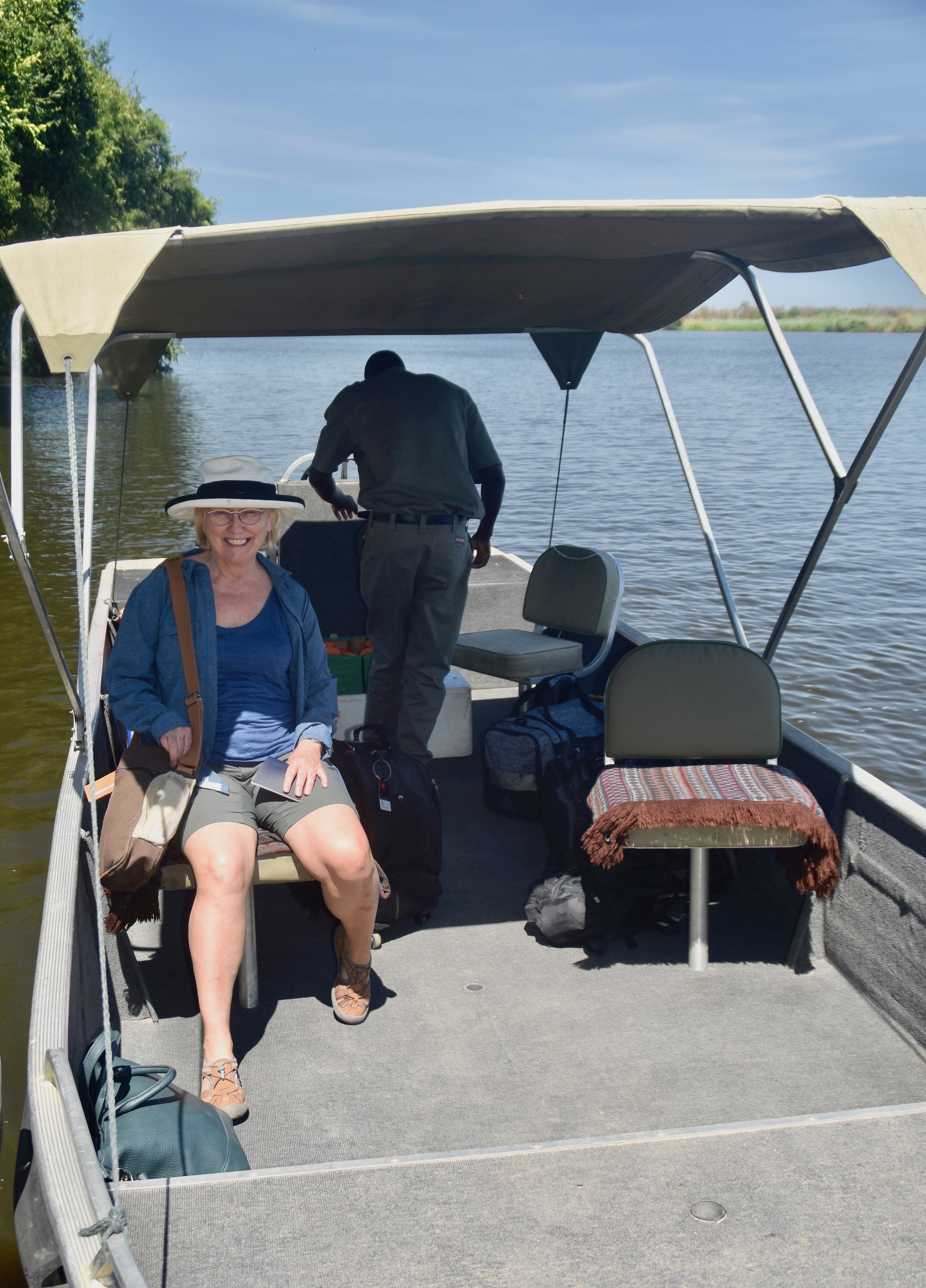 Boat to Chobe Savannah Lodge