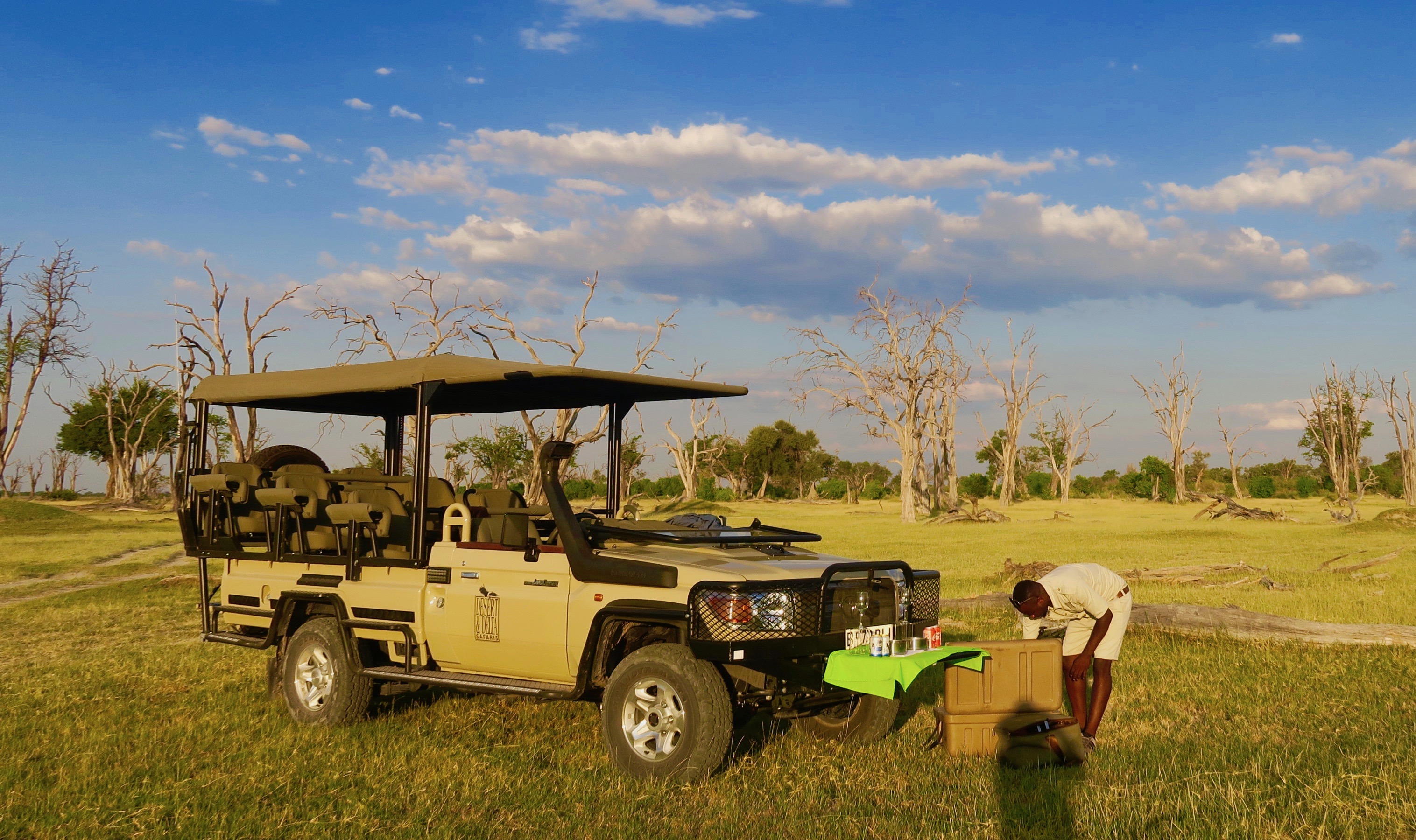 Pound Preparing Evening Drinks in the Okavango