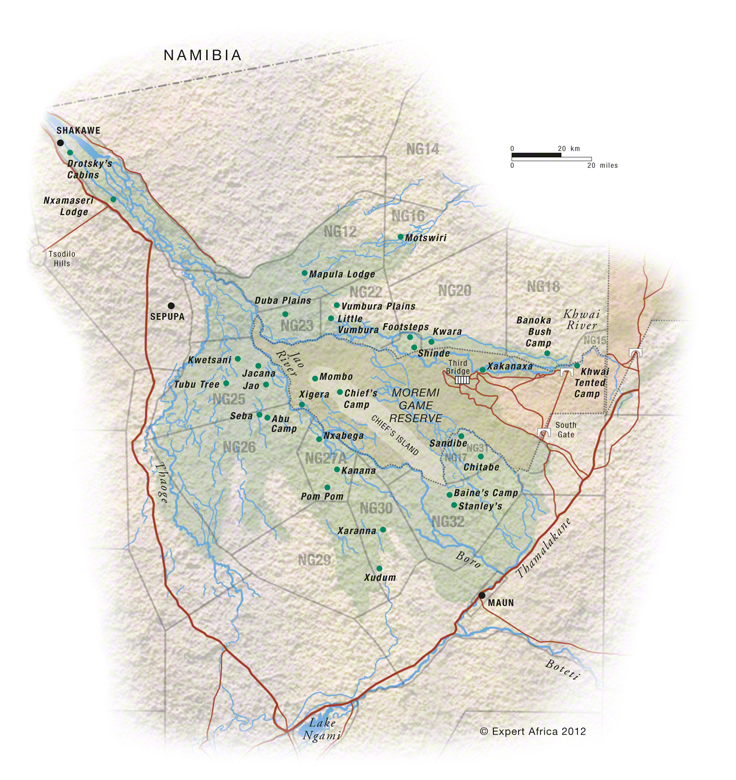 Okavango Map