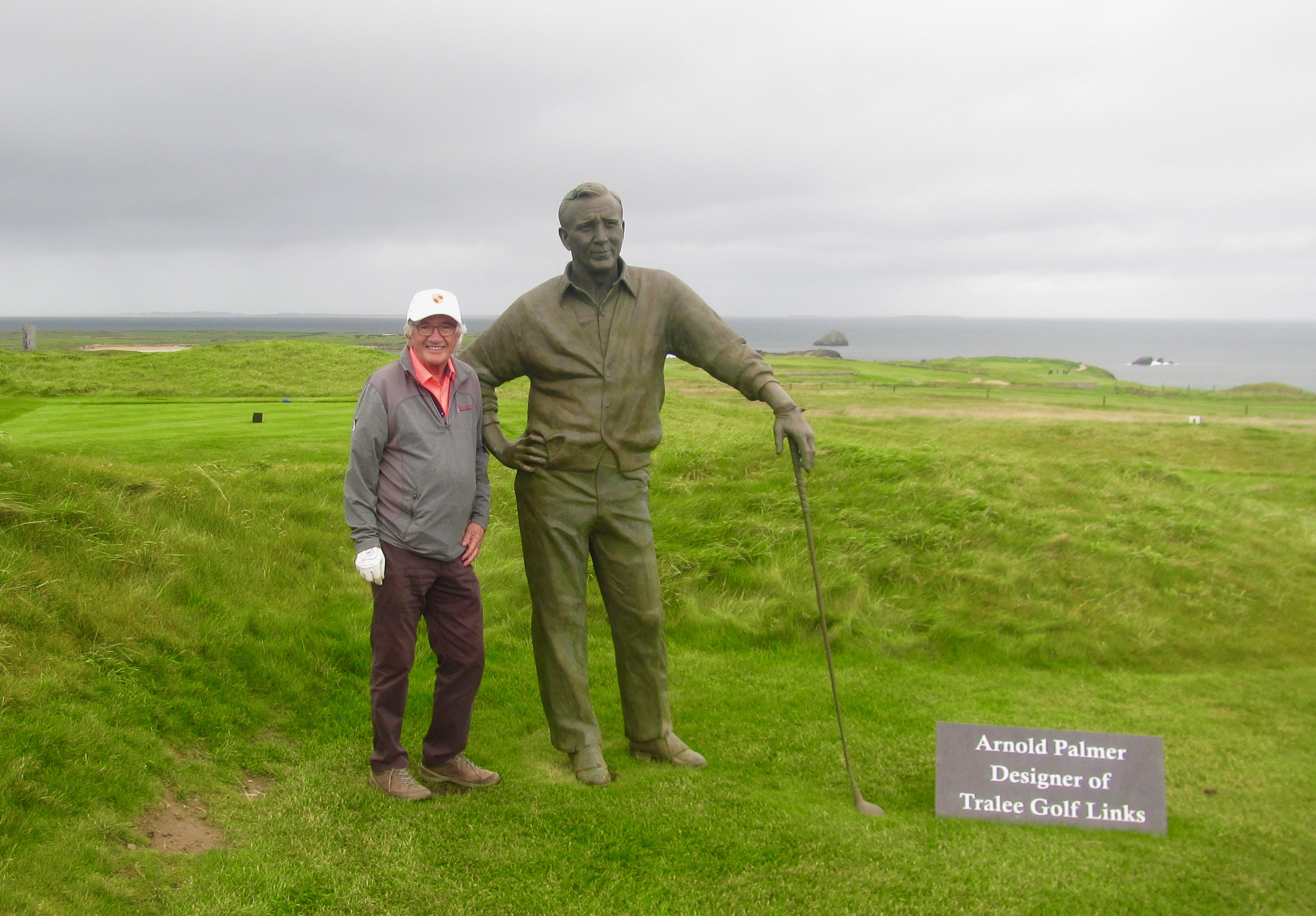 With Arnold Palmer at Tralee