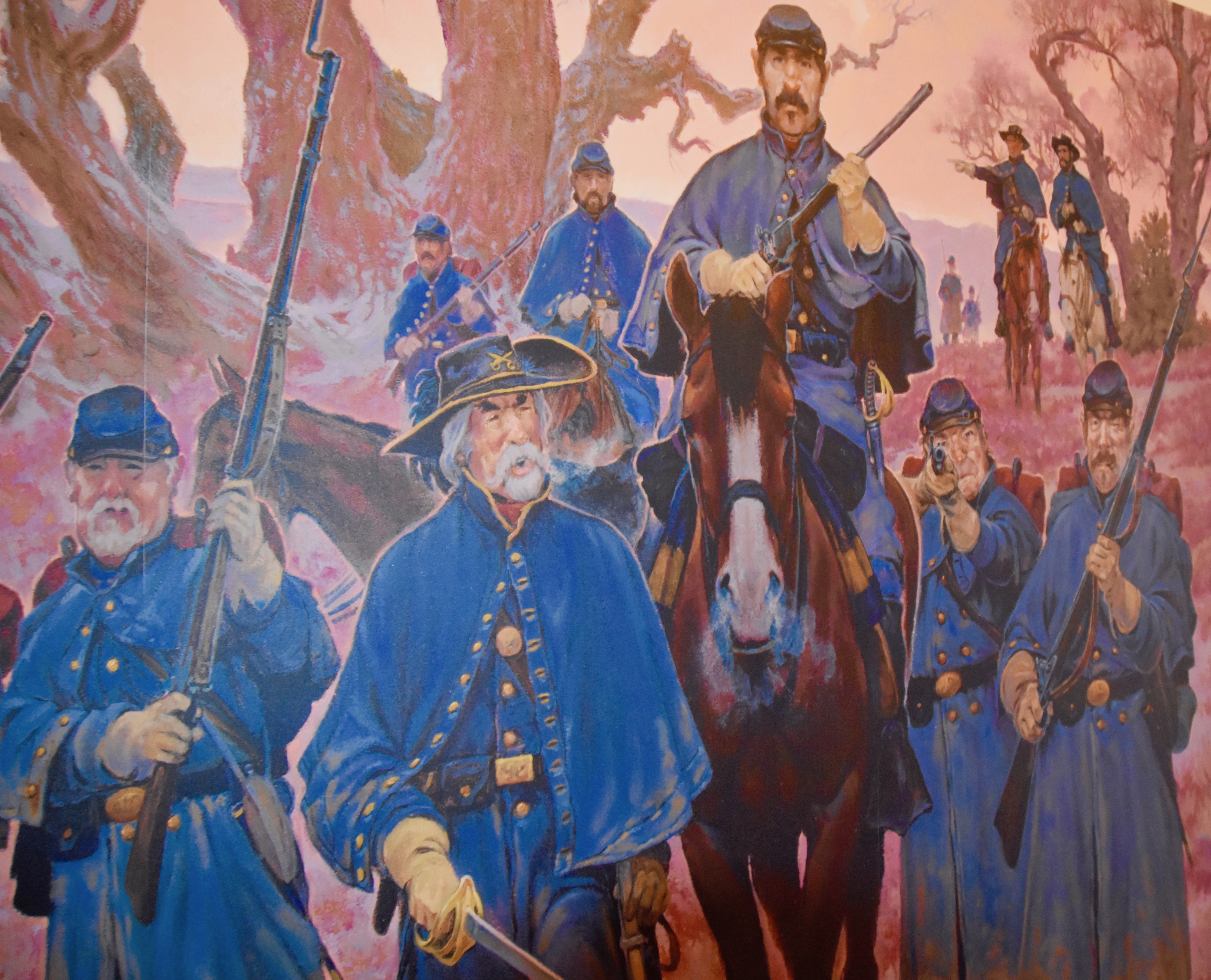 U.S. Cavalry Mural, Fort Sumner